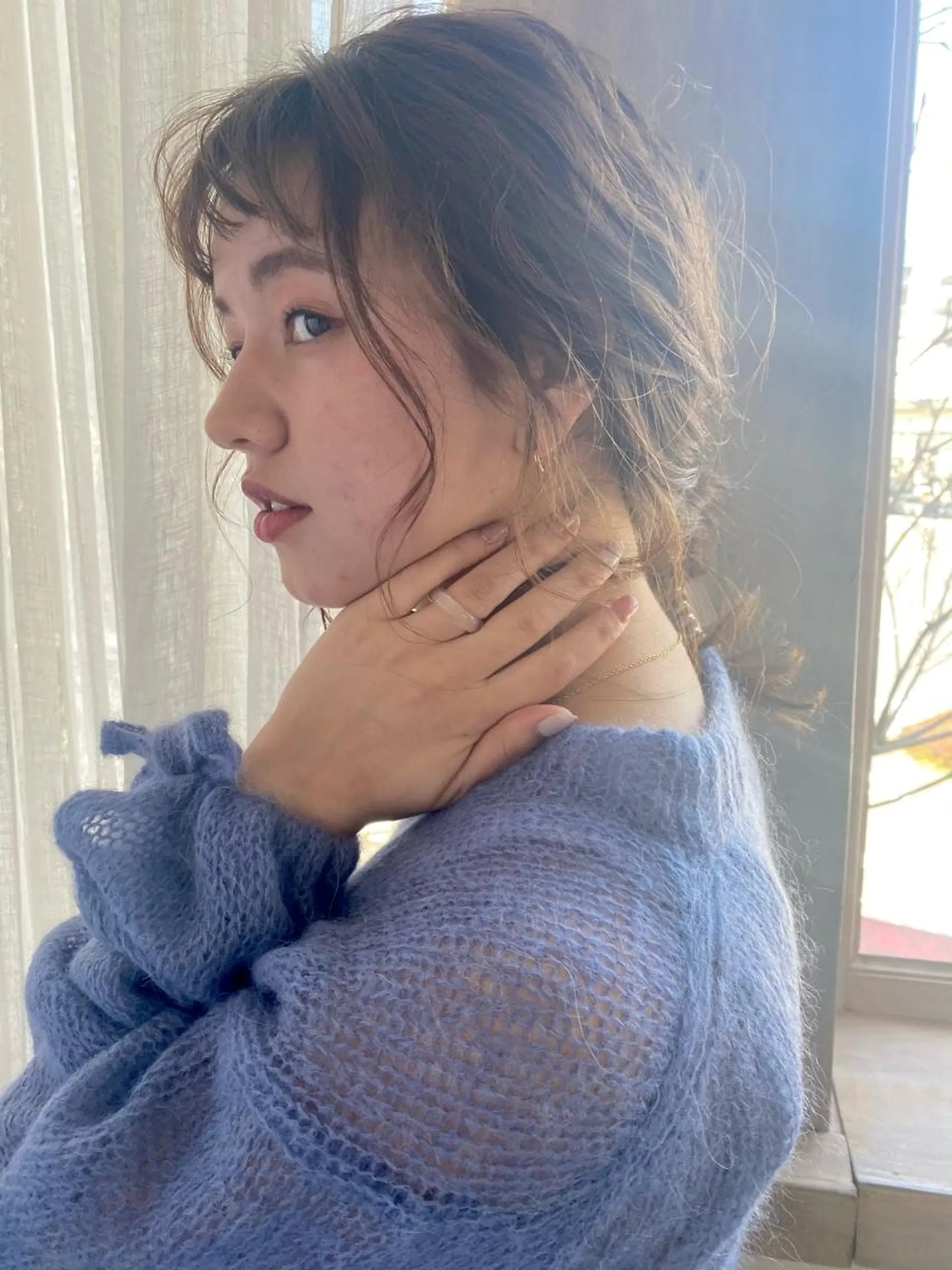 ミディアム ヘアアレンジ さかい なつみのヘアスタイル