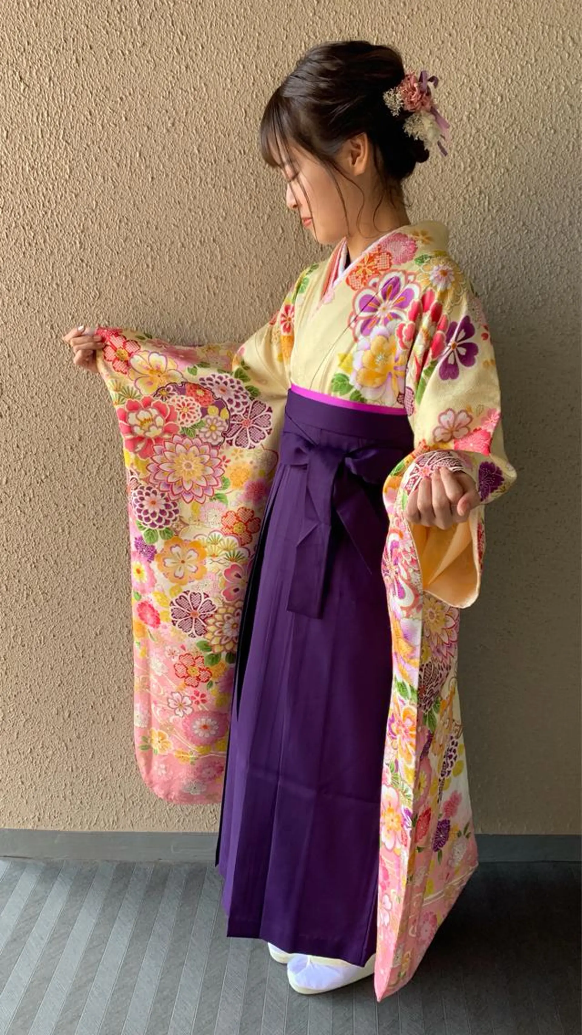 ヘアアレンジ 卒業式のヘアスタイル 着付け chouette シュエットのヘアスタイル