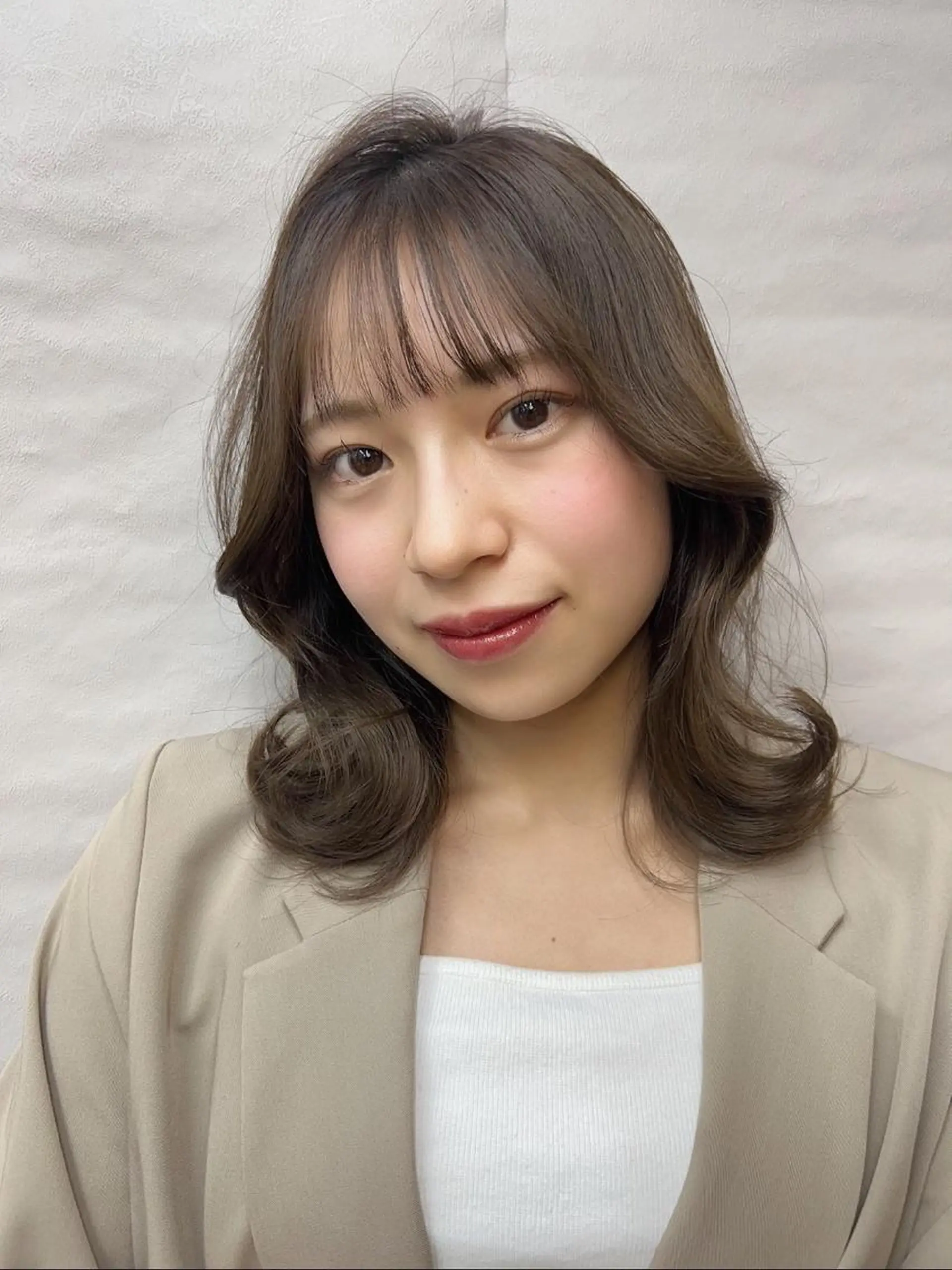 セミロング ヘアカラー 縮毛矯正 トリートメント KANA/ボブ/ インナーカラー/艶髪のヘアスタイル