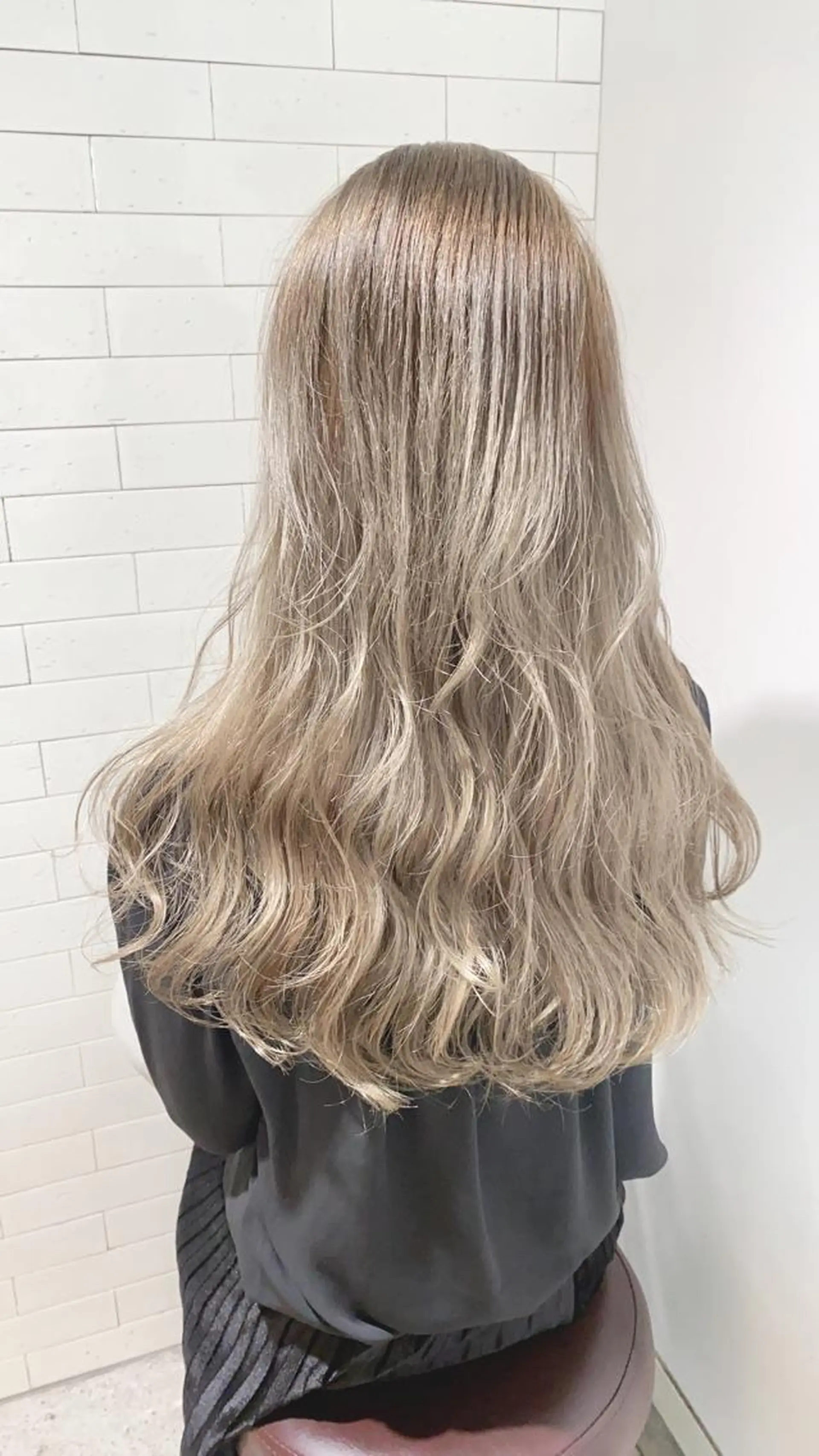 ロング ショートボブ ボブ ハイライト メンズツイスパ ショートフクヤマシンのヘアスタイル