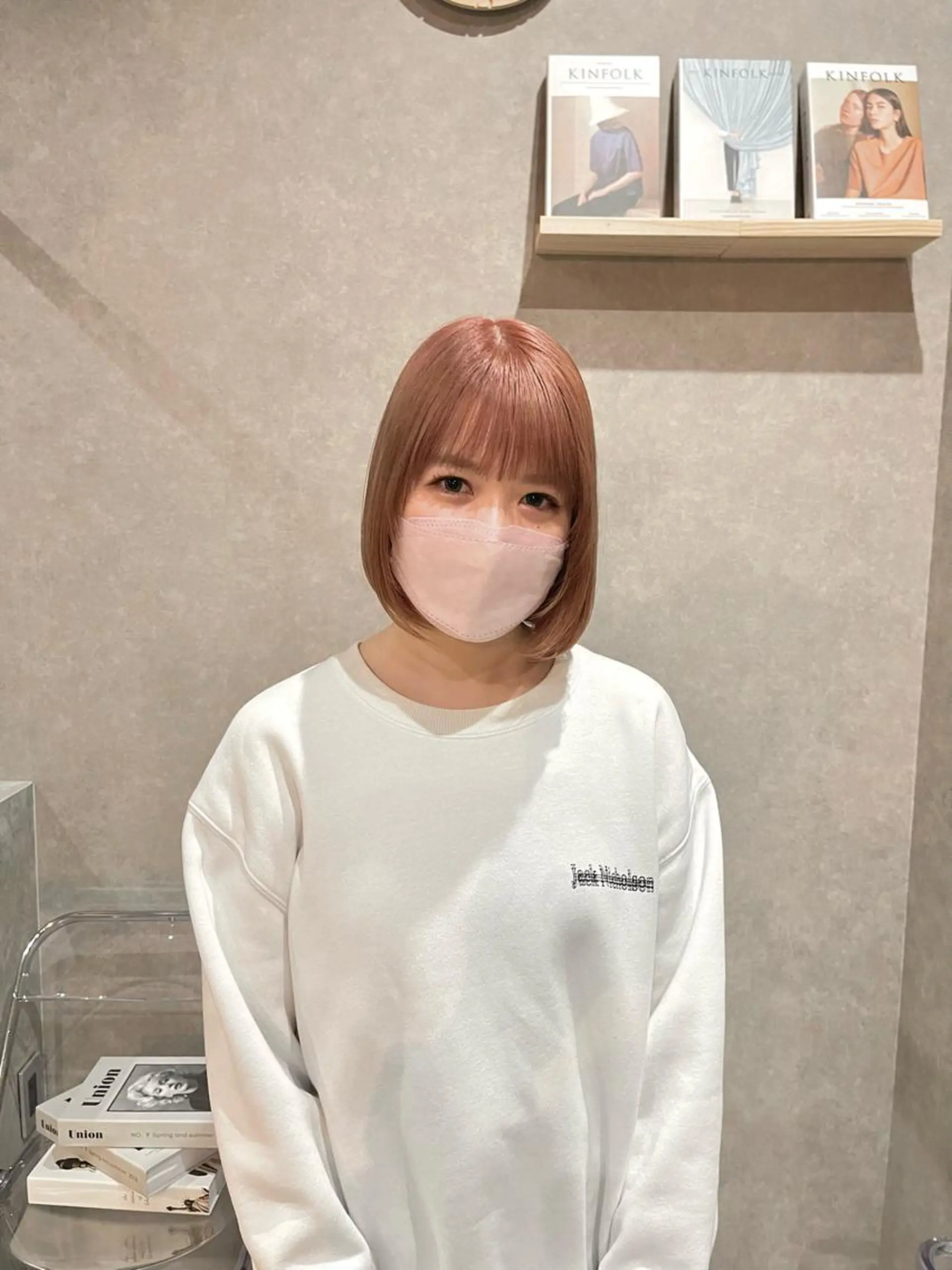 ミディアム カラー mood tatemachiのヘアスタイル