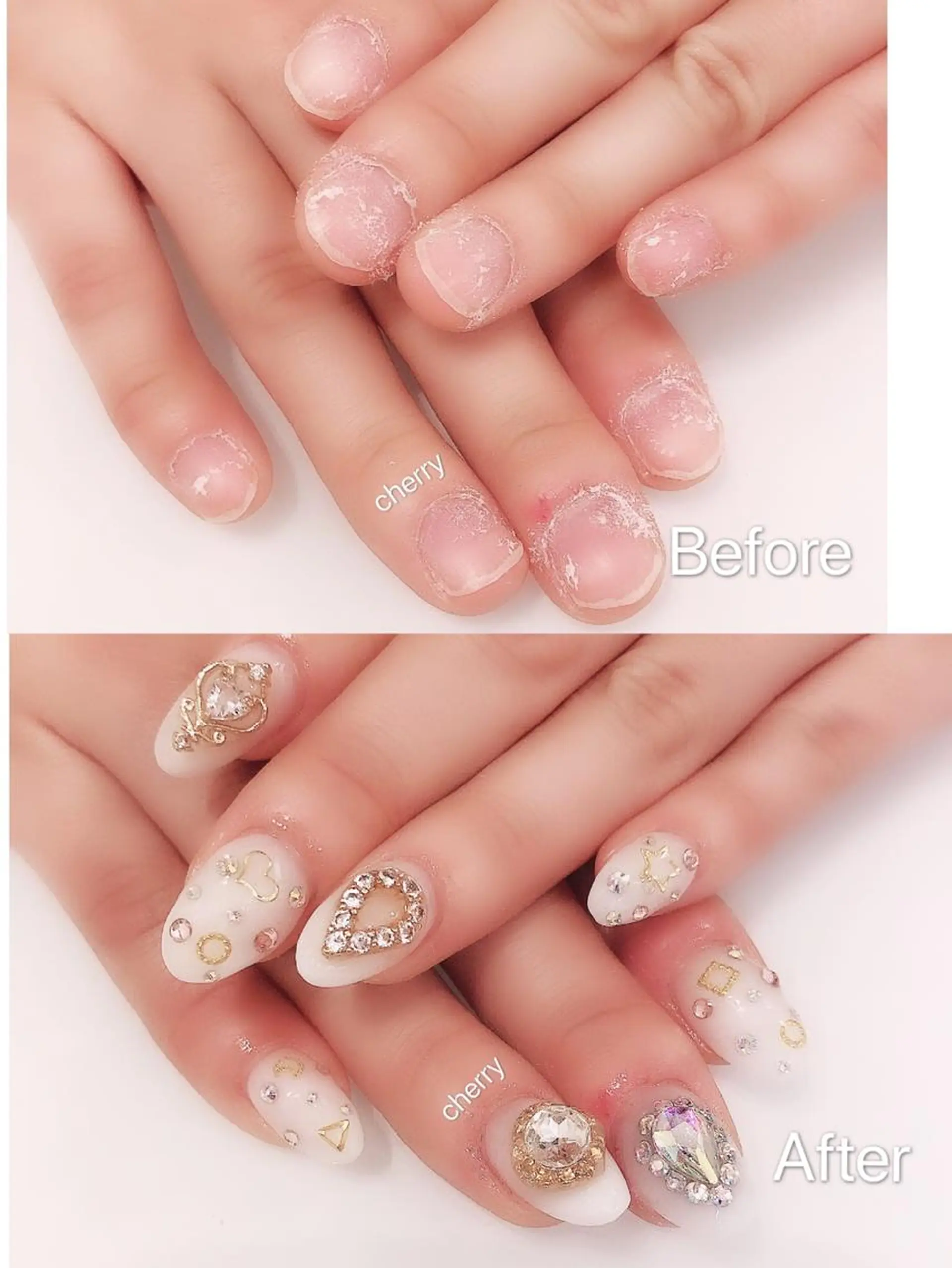 ネイル スカルプネイル SAKURA 🍒のネイルデザイン