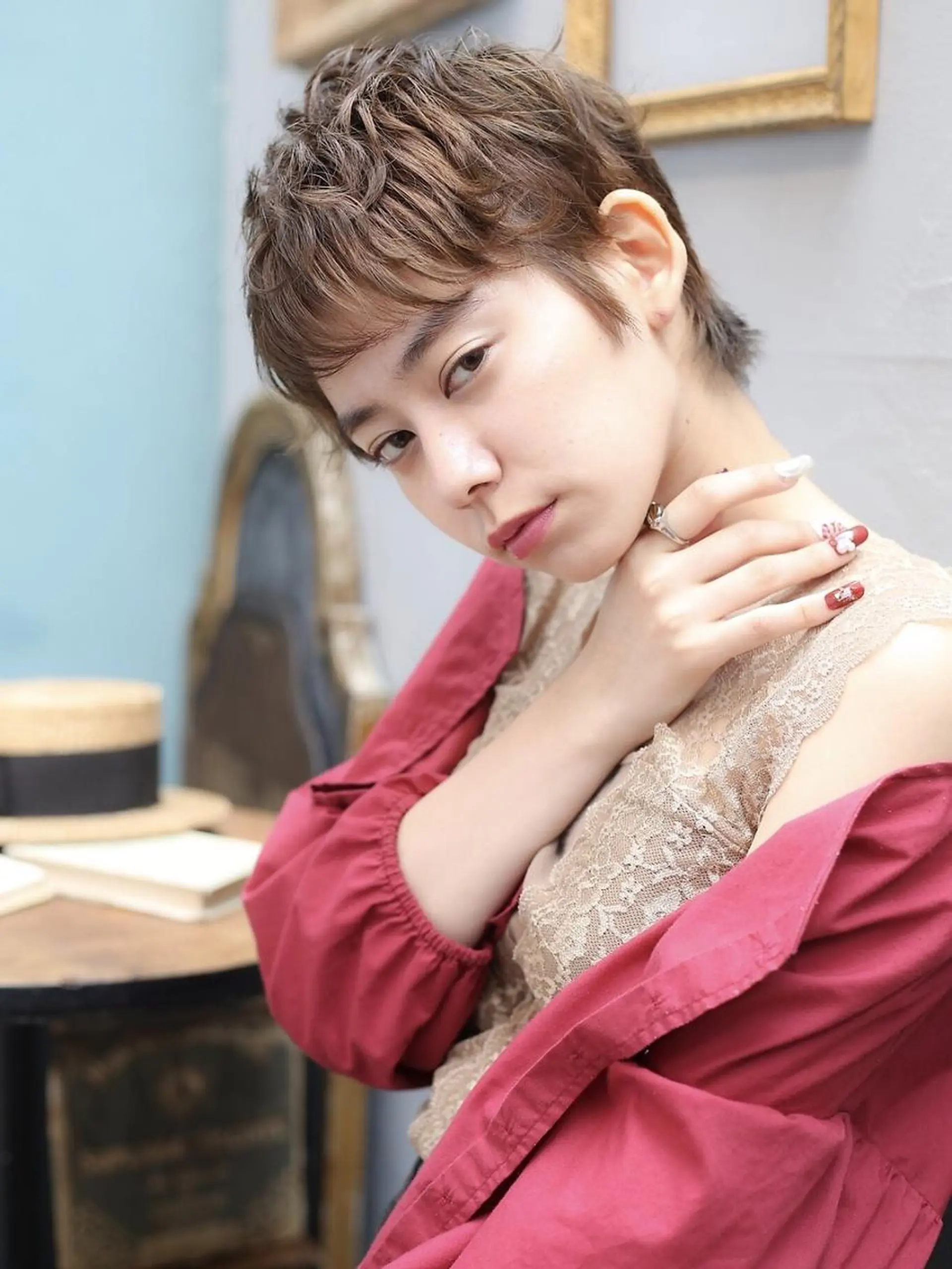 ショート 江原 彩華のヘアスタイル