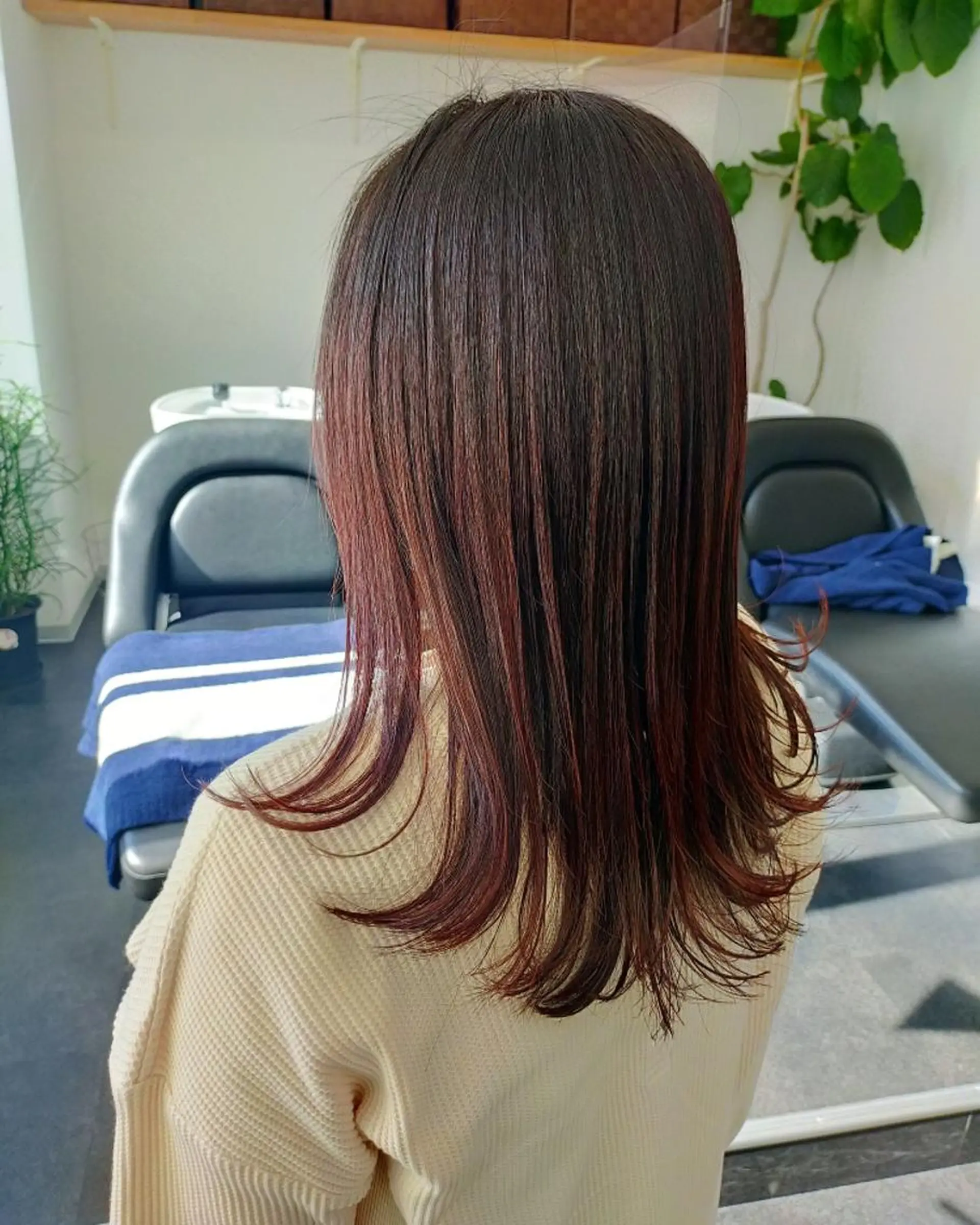 ロング カラー 卒業式のヘアスタイル JIL BLAN 京都所属・RU RIのヘアスタイル