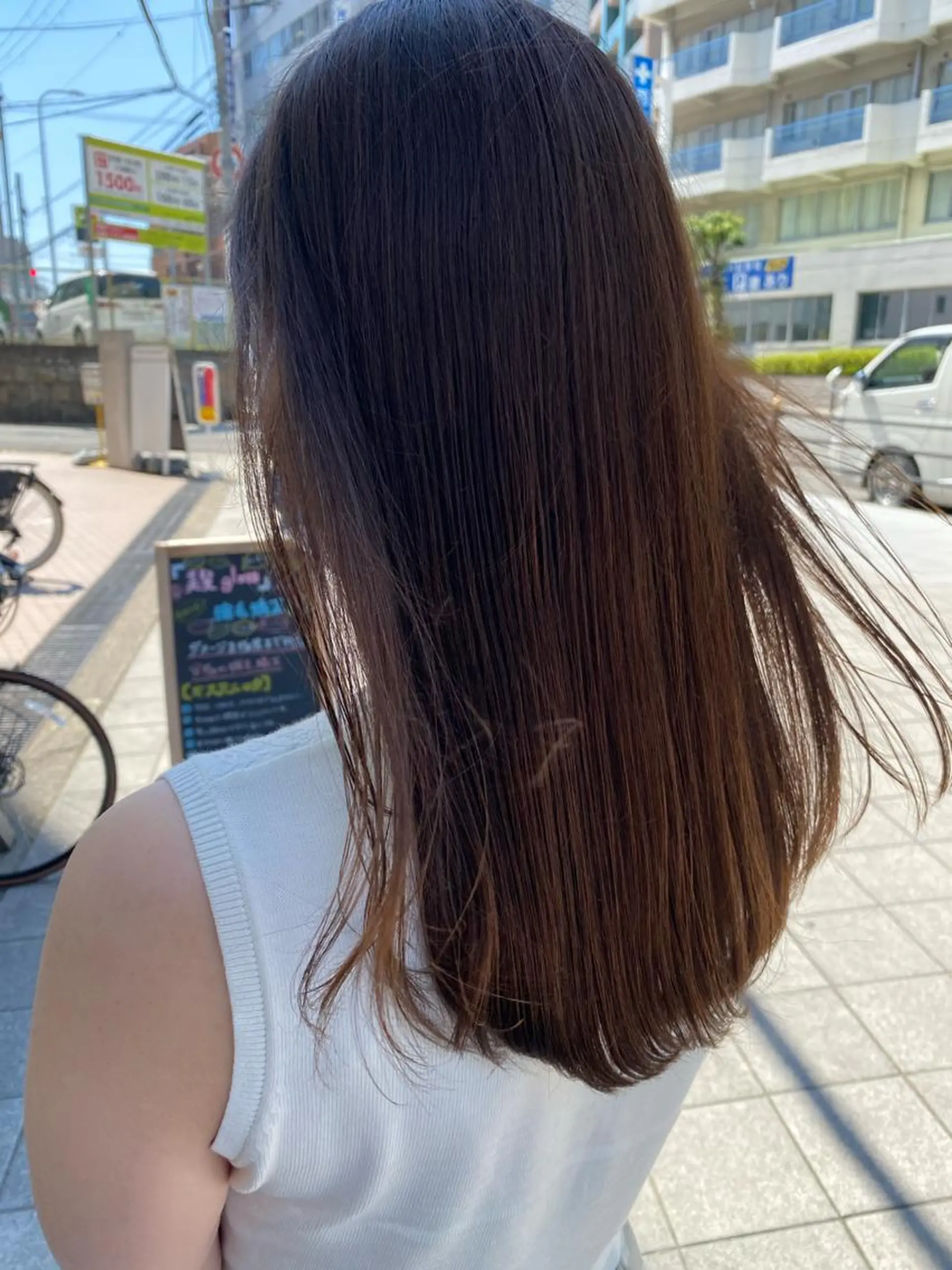 ロング カラー 髪質改善 大内翔太のヘアスタイル