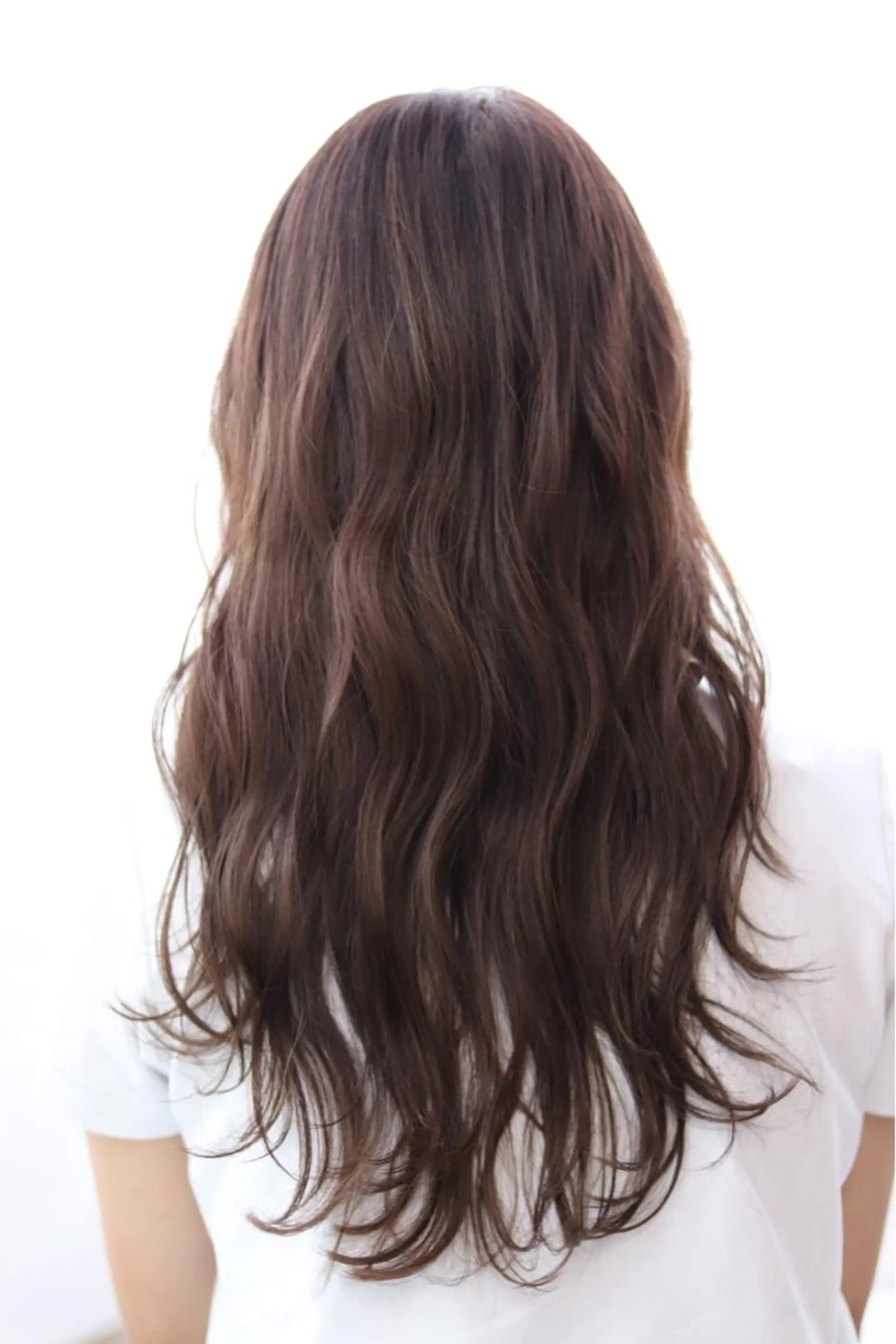 ロング 透明感カラー⭐️ 田嶋麗奈のヘアスタイル