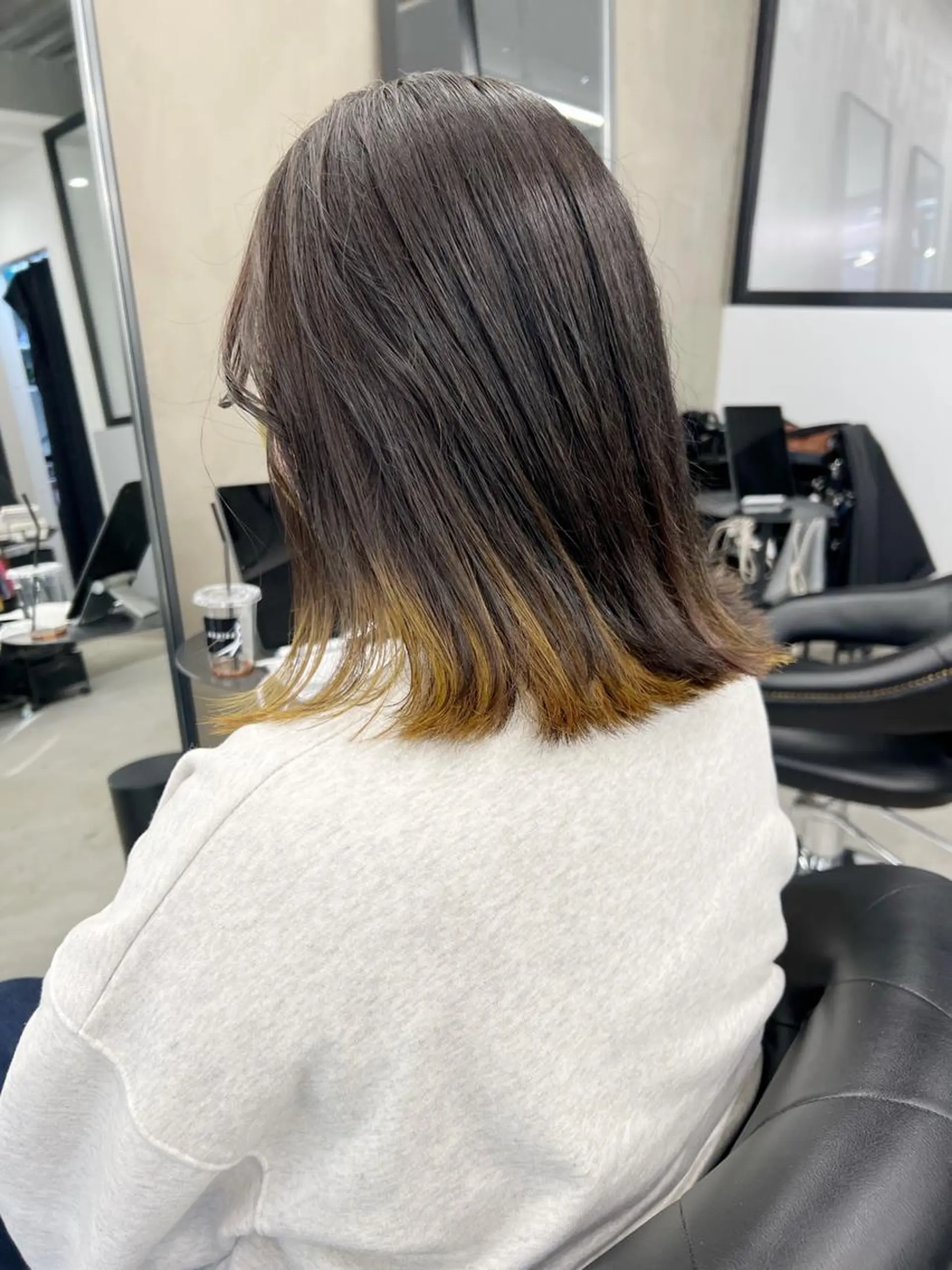 ミディアム カラー kimika🥑 メンズ/髪質改善のヘアスタイル