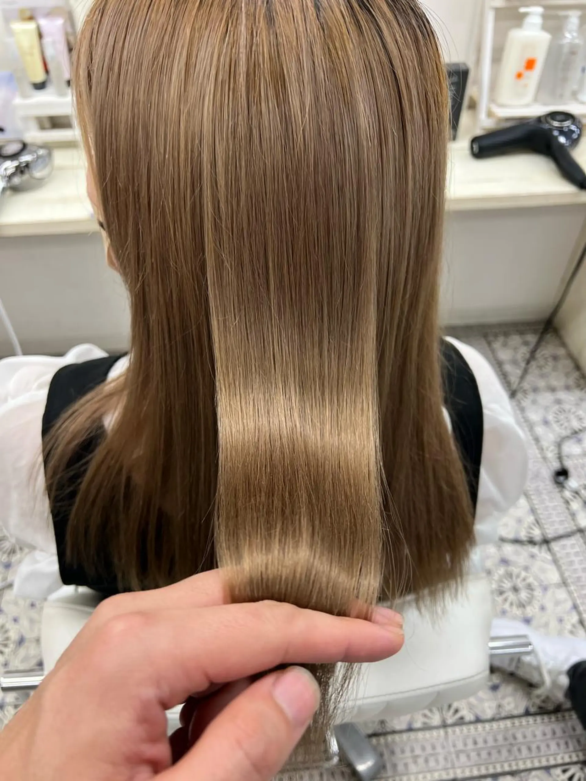 セミロング トリートメント ブルーム プレミアムのヘアスタイル