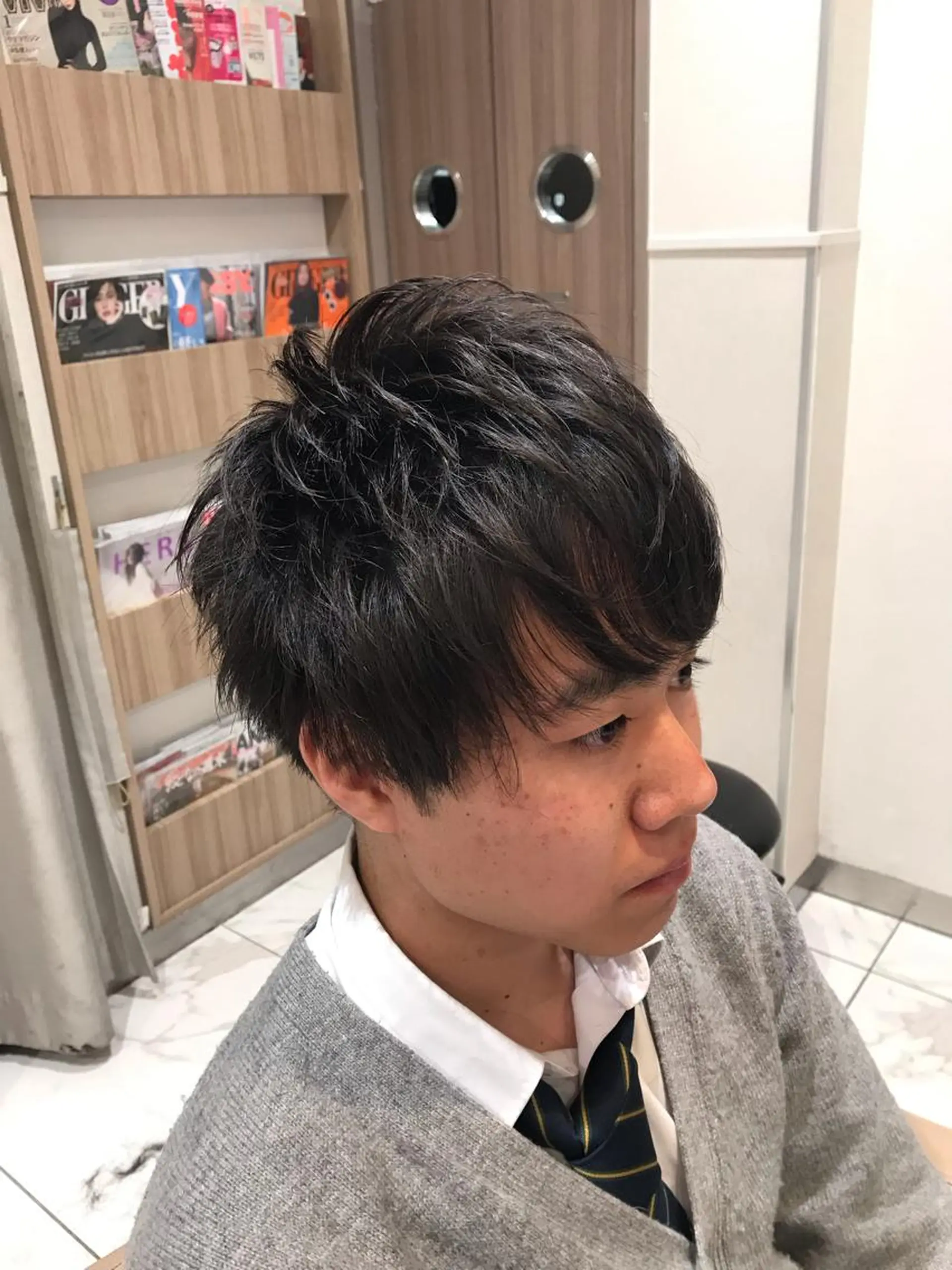 ショート メンズ 【メンズ縮毛矯正】 田中秀斗のヘアスタイル