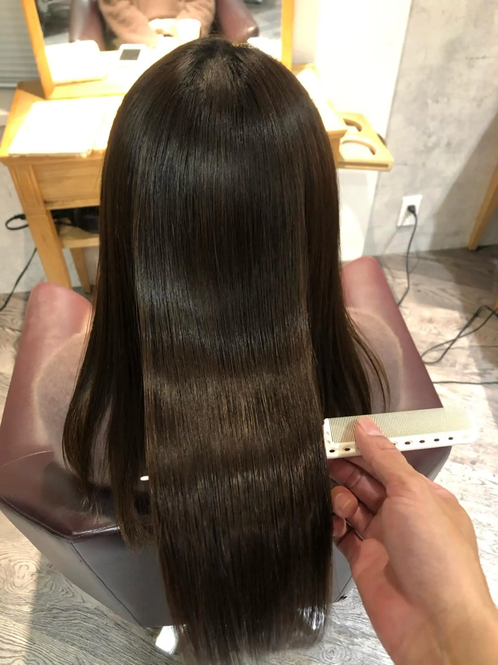 セミロング トリートメント 髪質改善 MAKIのヘアスタイル