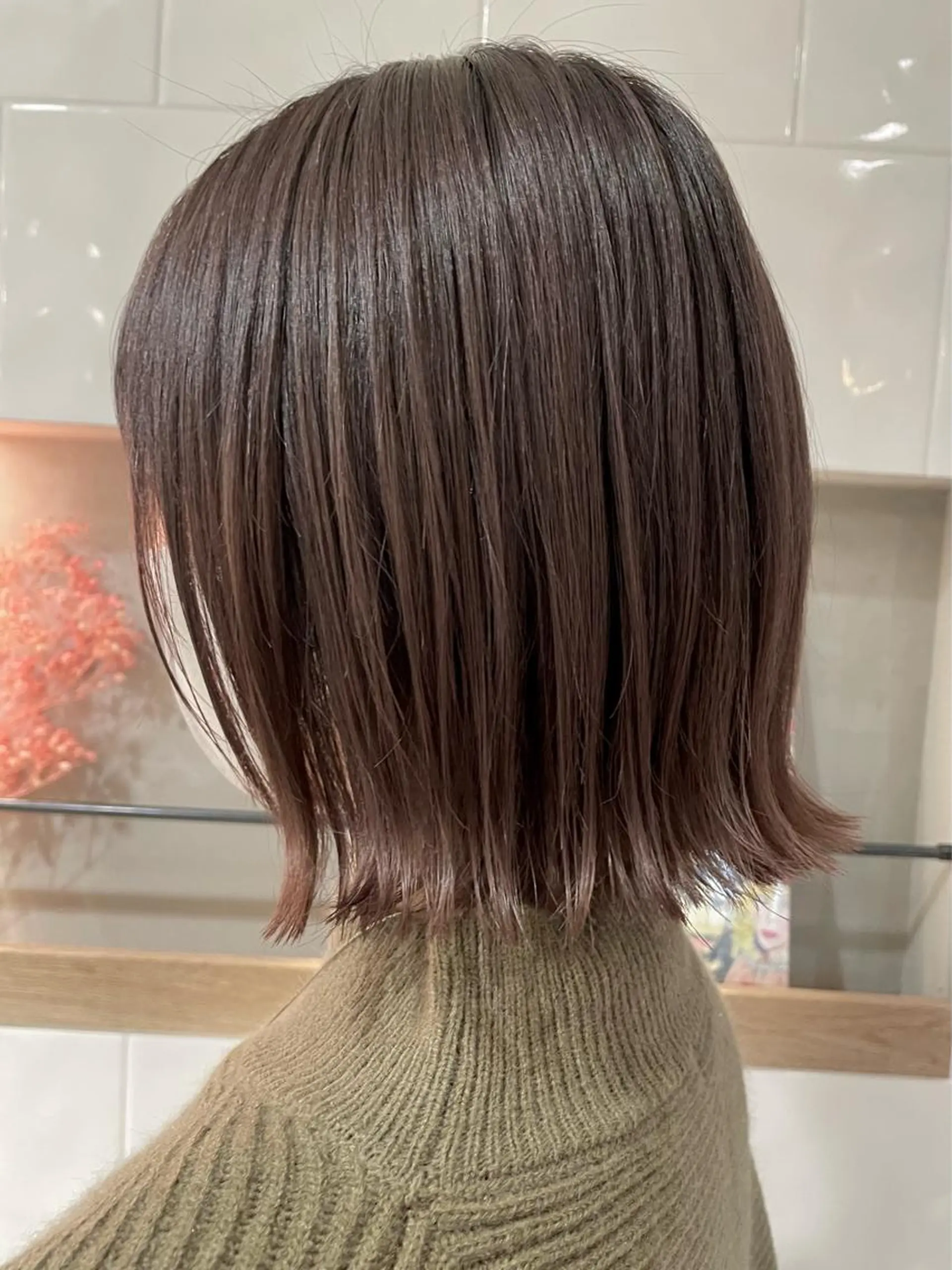 ミディアム ボブ 外ハネヘア カット ヘアカラー 卒業式受付中🌻 肥田亜沙美のその他イメージ