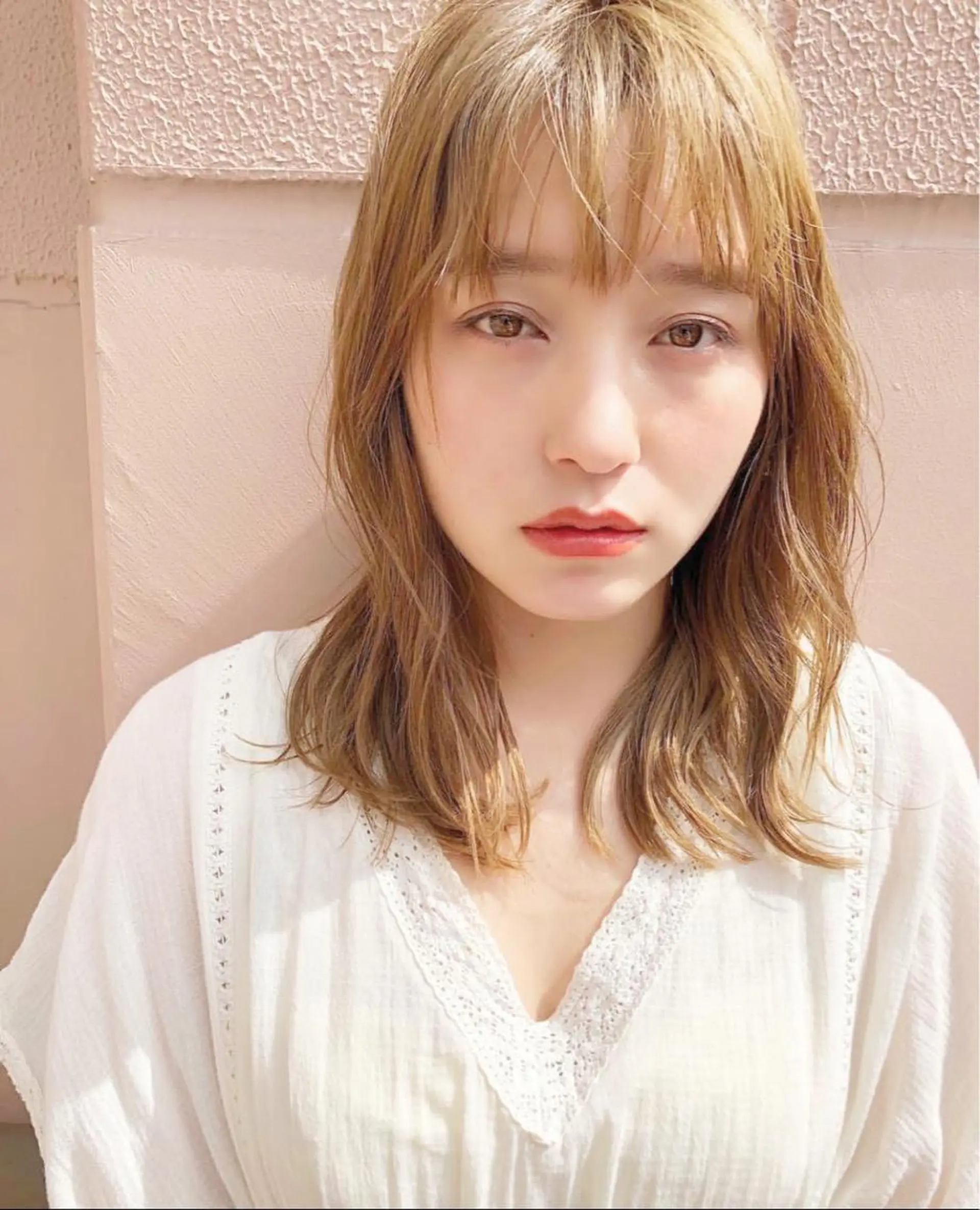 ミディアム VLOW nex the salon所属・韓国風/髪質改善/ ナガヤアキラのヘアスタイル