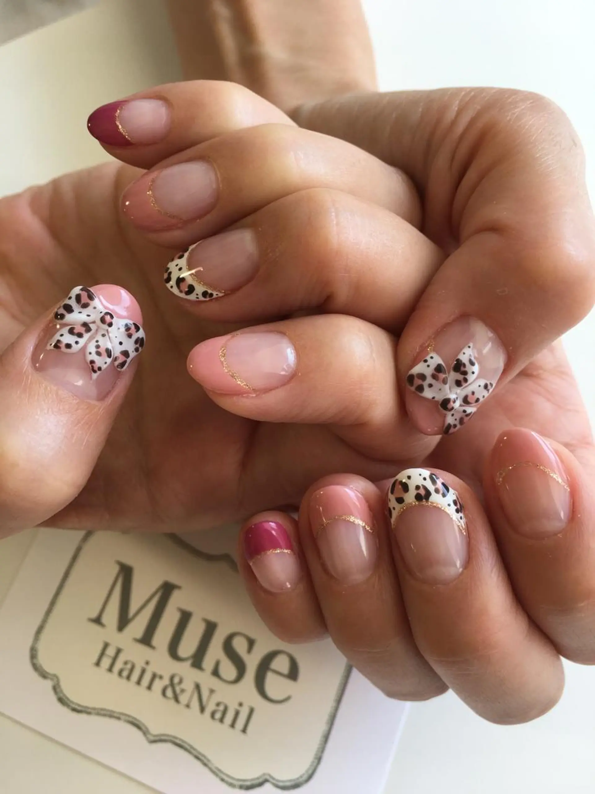 ネイル フレンチネイル 隠れ家一戸建て金町 HIROMI 葛飾区のネイルデザイン