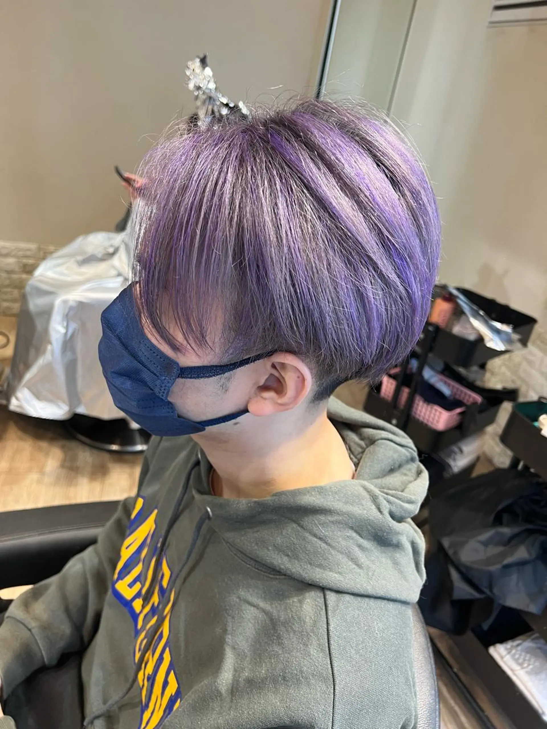 カラー メンズ カット ヘアカラー 大久保 隆蔵のヘアスタイル