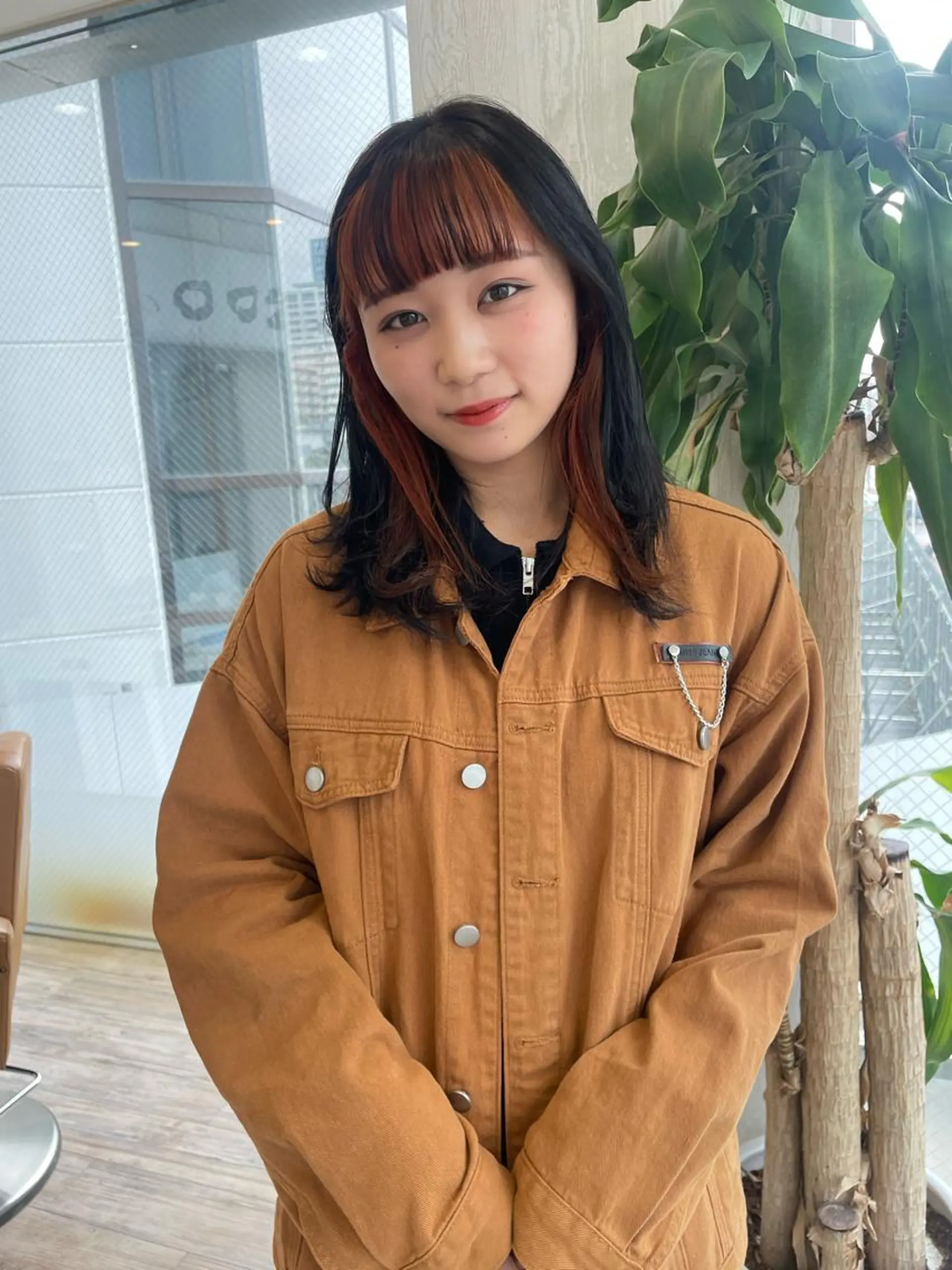 セミロング ヘアカラー トリートメント ボブカットモデル/パ ーマ/harunaのヘアスタイル