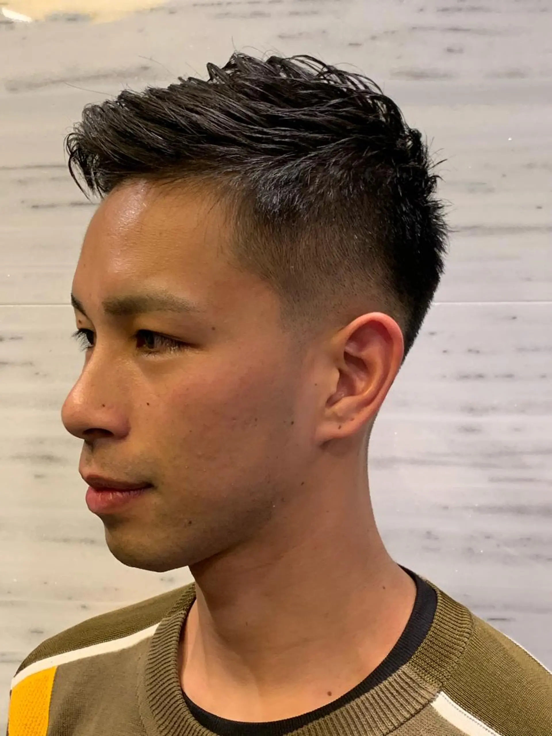 ショート パーマ ヘアアレンジ メンズ カット無料 今野卓杜のヘアスタイル