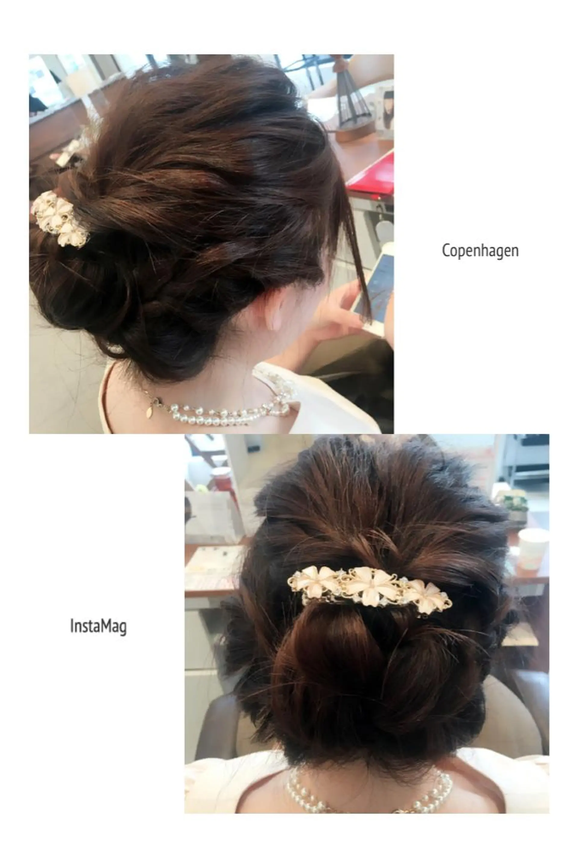 ミディアム カラー パーマ ヘアアレンジ メンズ キッズ ネイル マツエク・マツパ 結婚式・ブライダル 結婚式・ブライダル ブライダルネイル ひがし さゆりのヘアスタイル