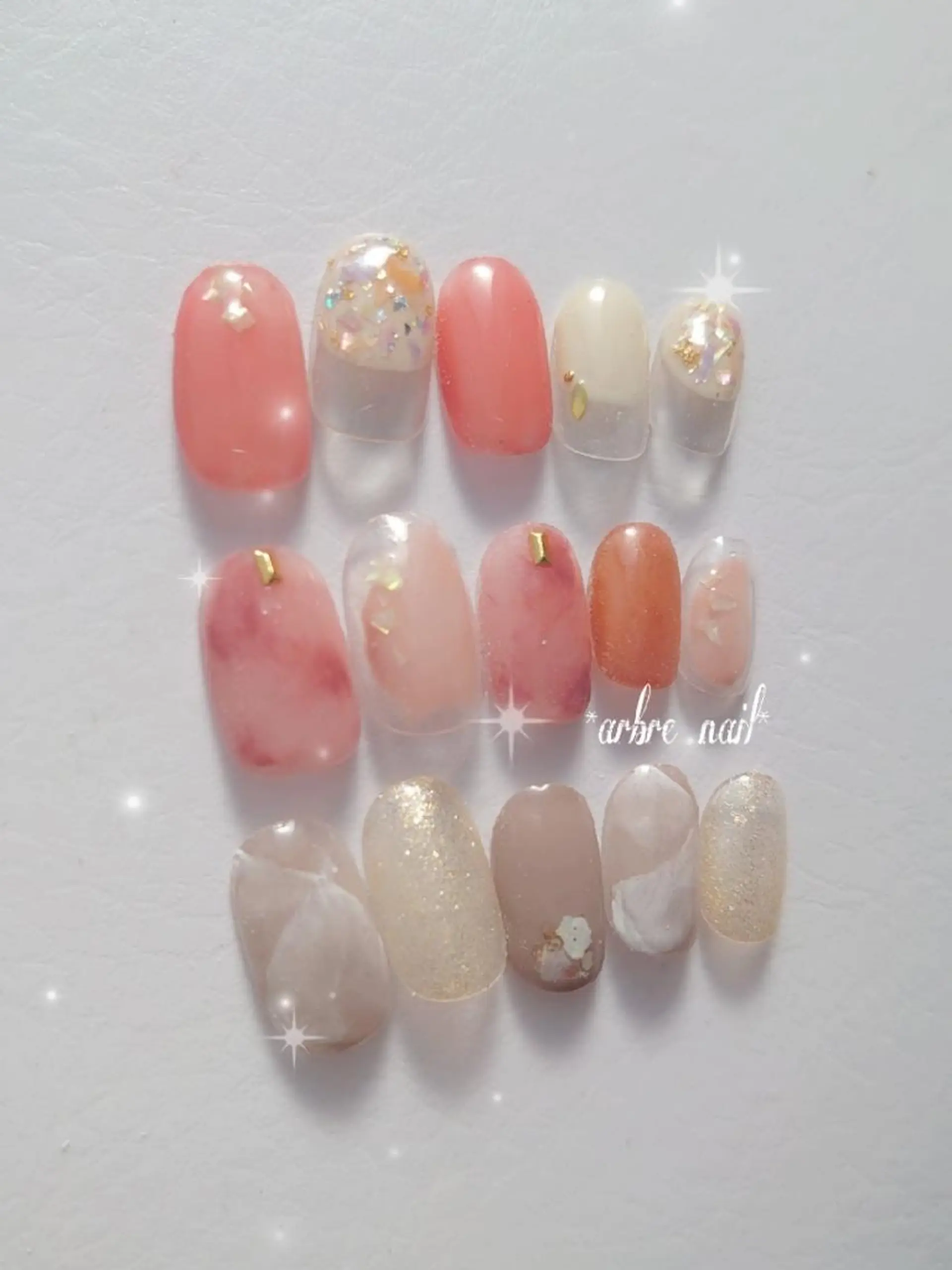 ネイル *arbre nail*.アーブルネイル所属・✯.。 arbre nail 。✯.のネイルデザイン