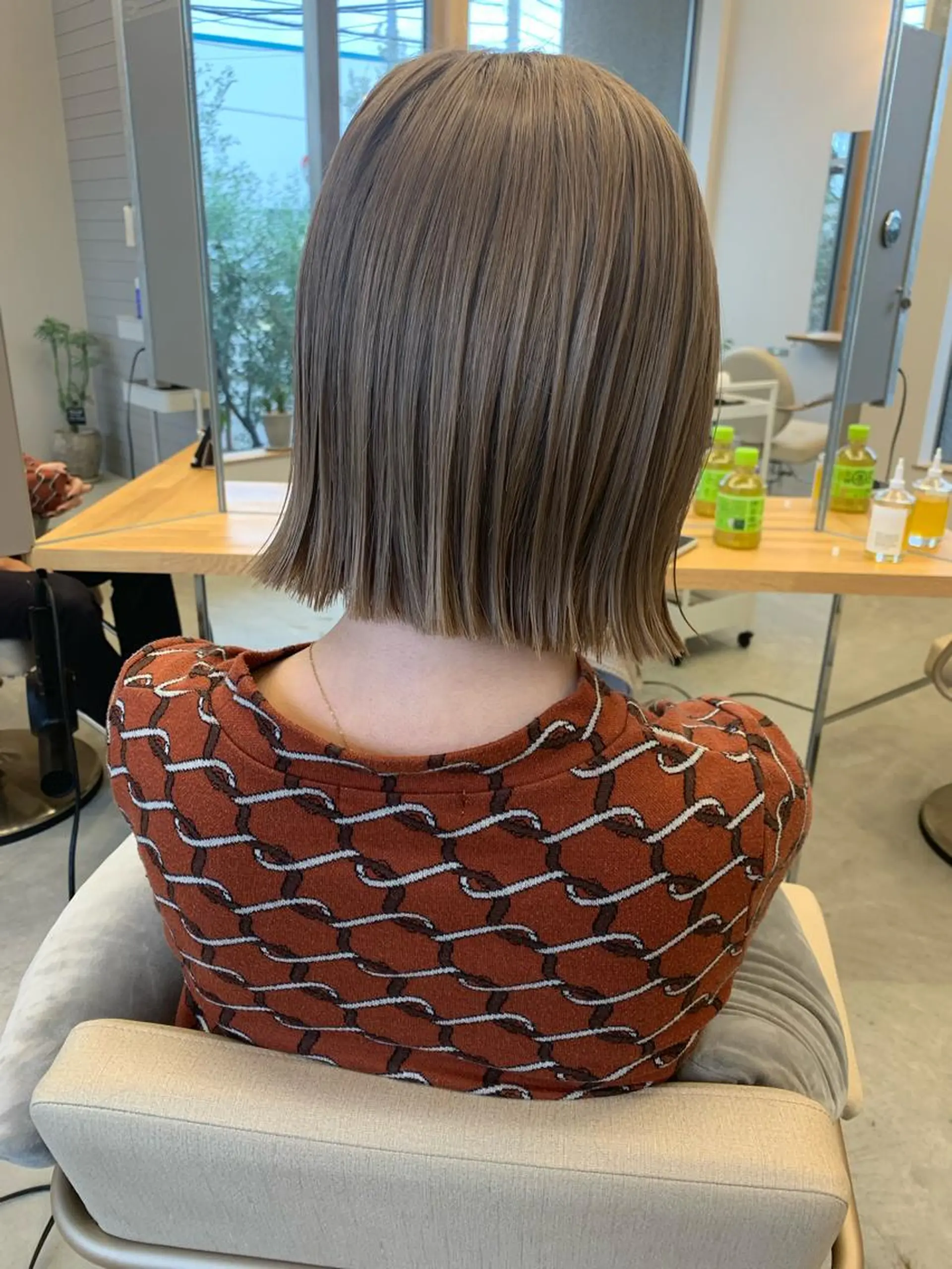 ミディアム chihale 富樫莉香のヘアスタイル