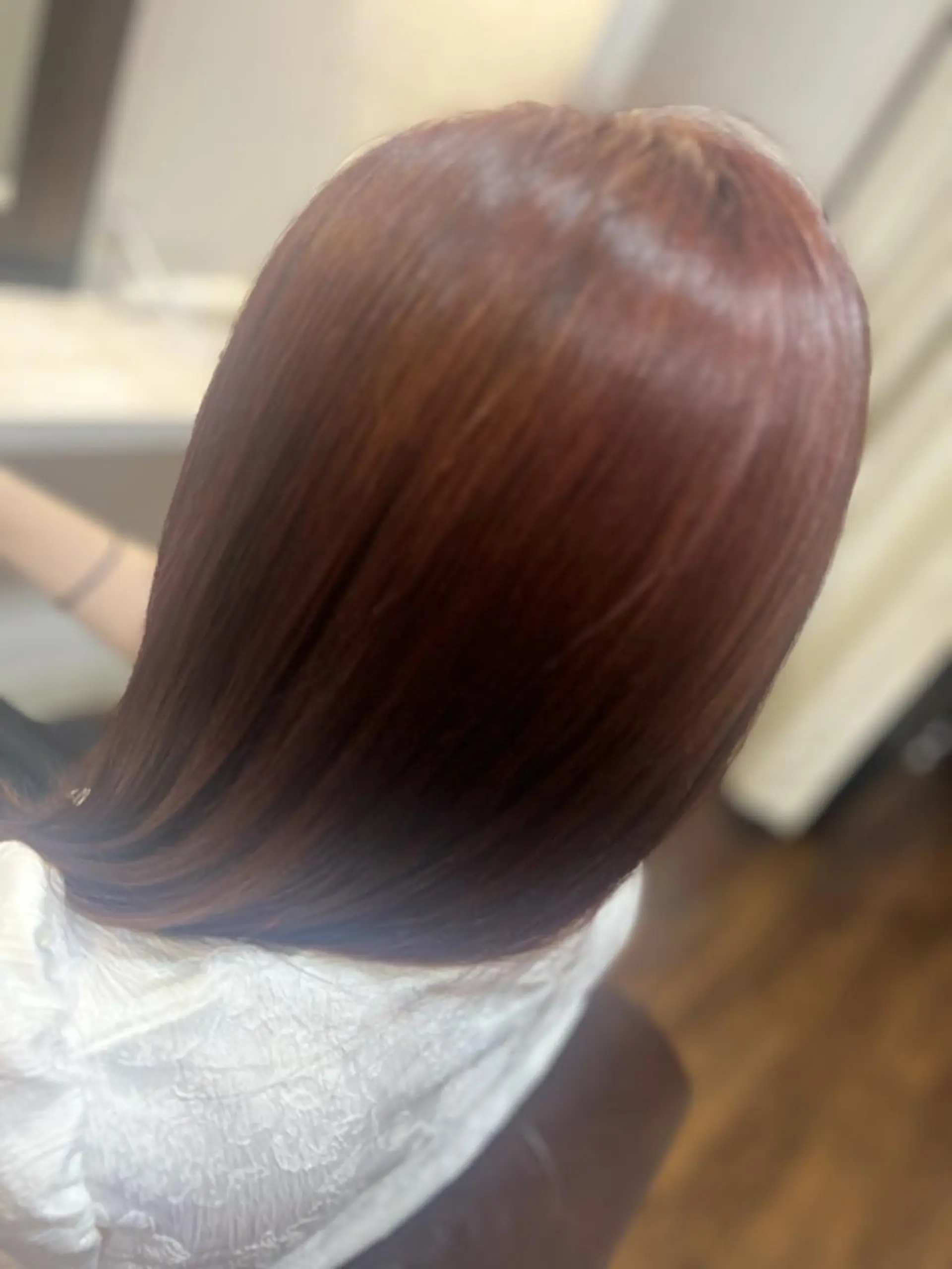 カラー 縮毛矯正 salondeson Meguのヘアスタイル