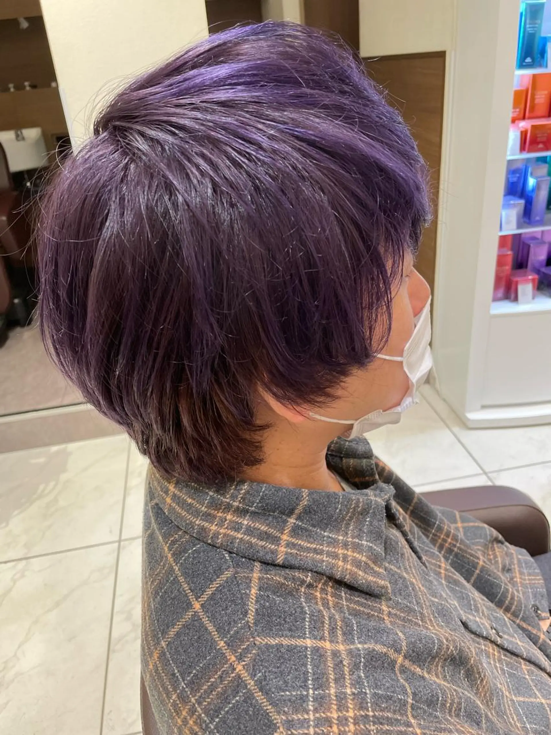 ショート カラー メンズ ✨武内凌太✨ 複雑履歴/ムラ修正のヘアスタイル