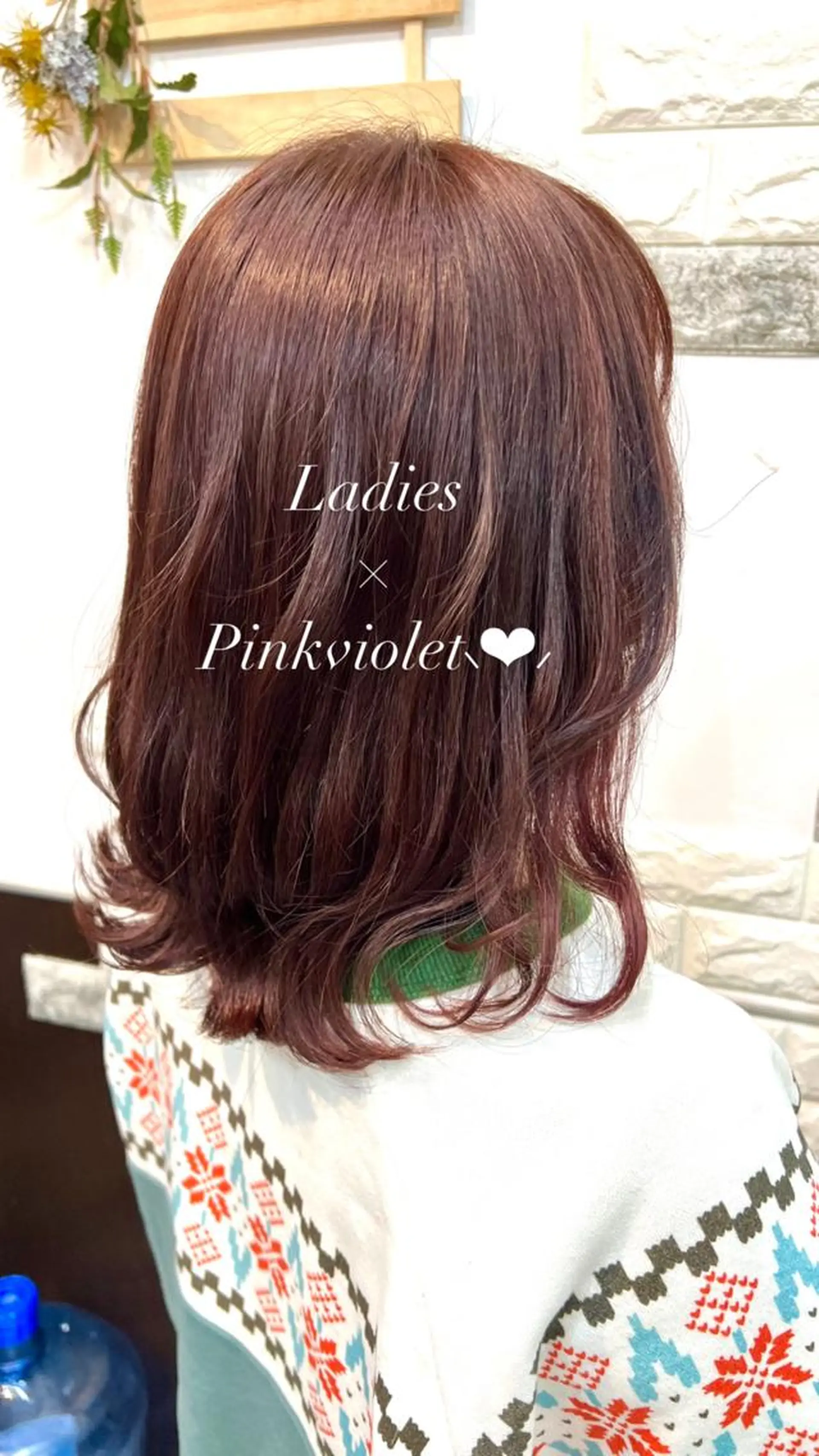 セミロング カラー イヤリングカラー ハイライトカラー ハイライト 大人女性ぼかし メンズ強化🦙平作のヘアスタイル