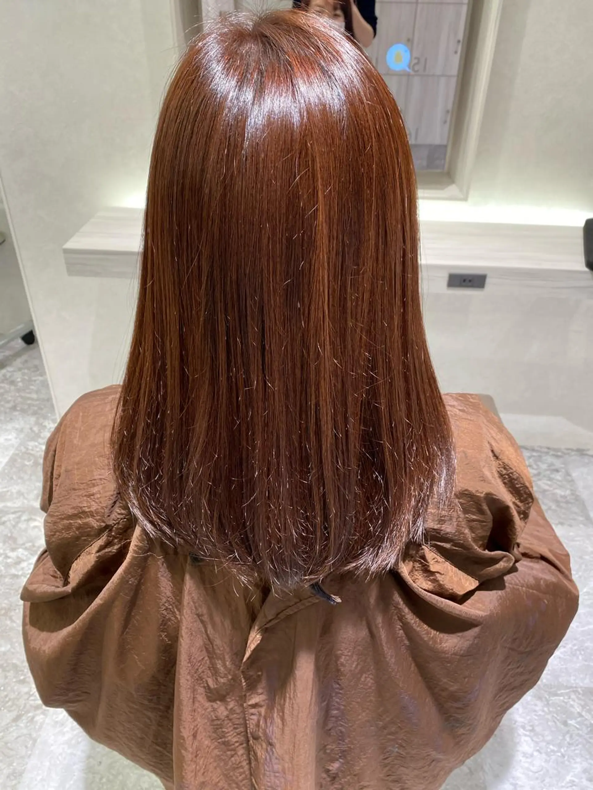 セミロング 海老沼 奈月のヘアスタイル