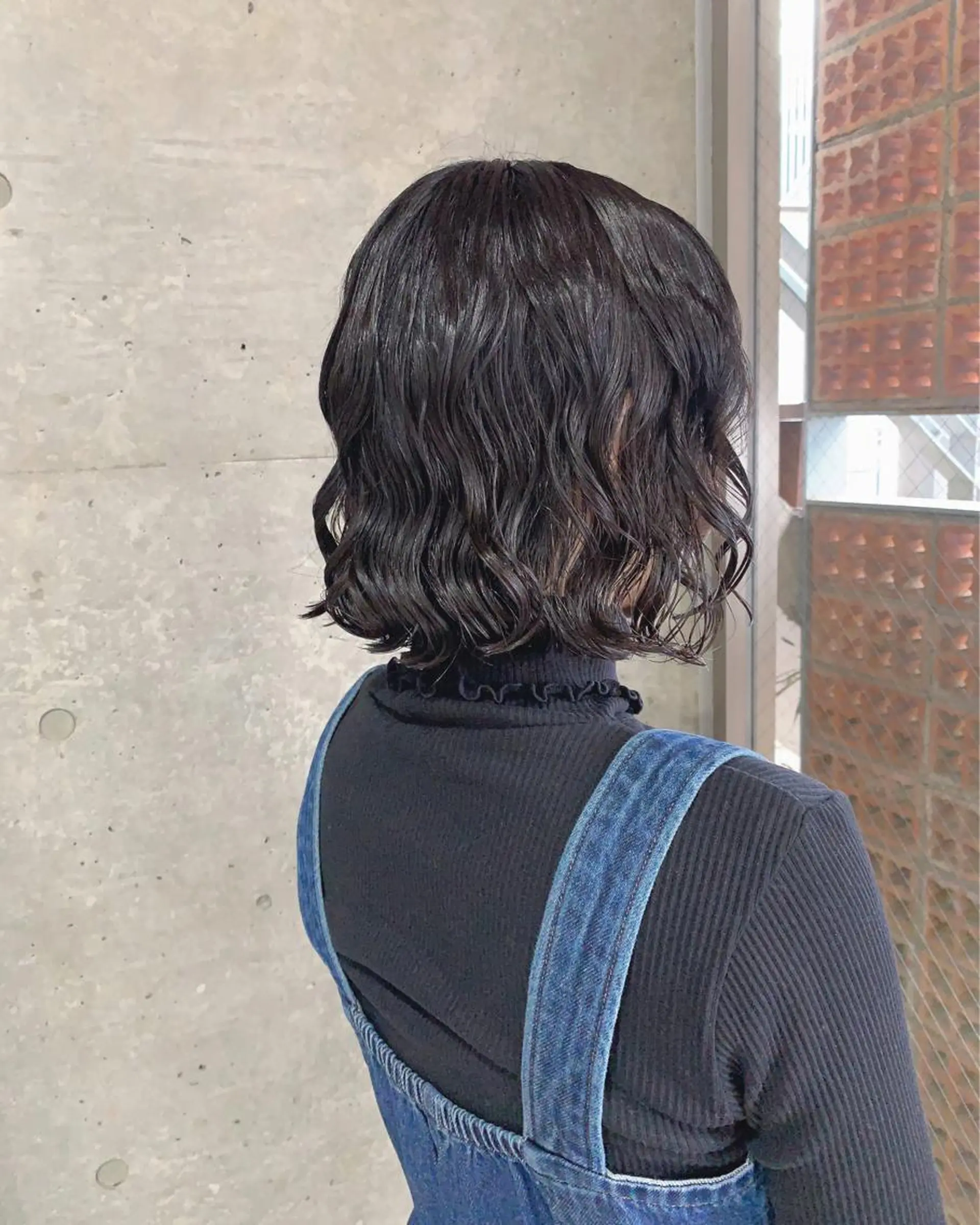 ショート パーマ ボブパーマコテ巻き風 パーマNo1深江秀平のヘアスタイル