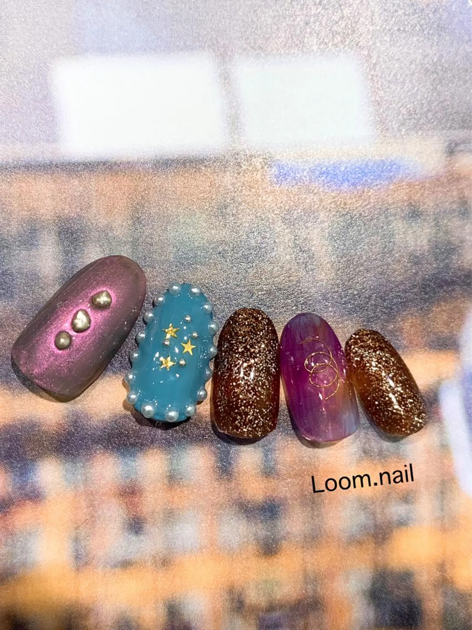 ネイル Loom所属・hrd manamiのネイルデザイン