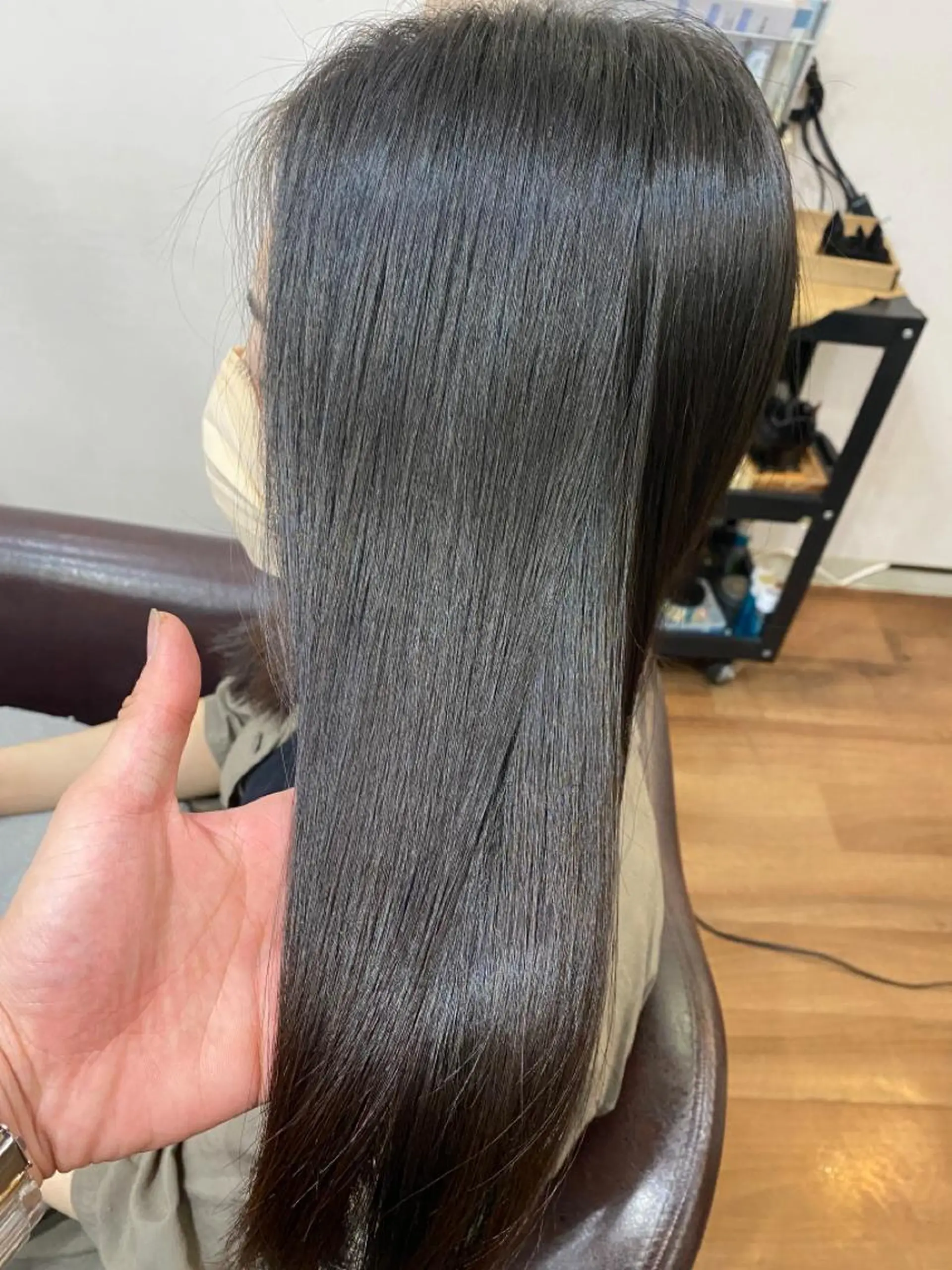 ロング 縮毛矯正 カット 縮毛矯正 トリートメント 松村 崇弘のヘアスタイル