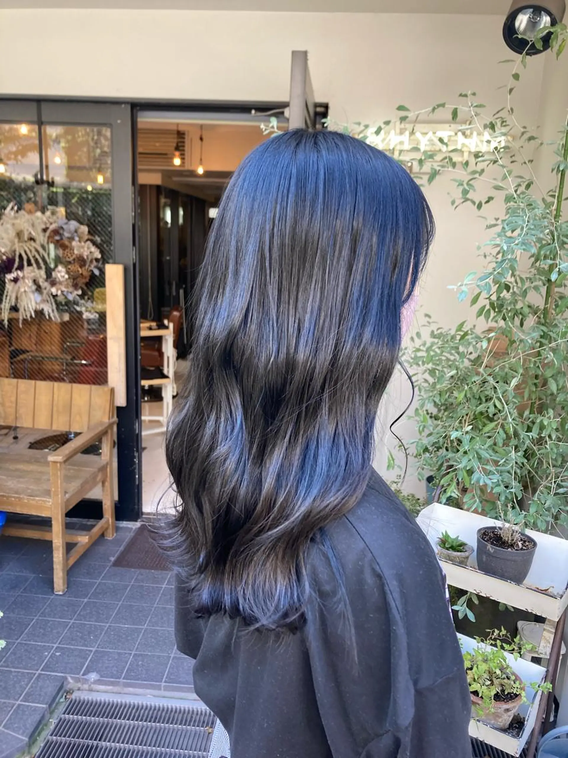 ロング ボブ ハイライト 姫カット おくれ毛 ✂︎岡根 京花✂︎のヘアスタイル