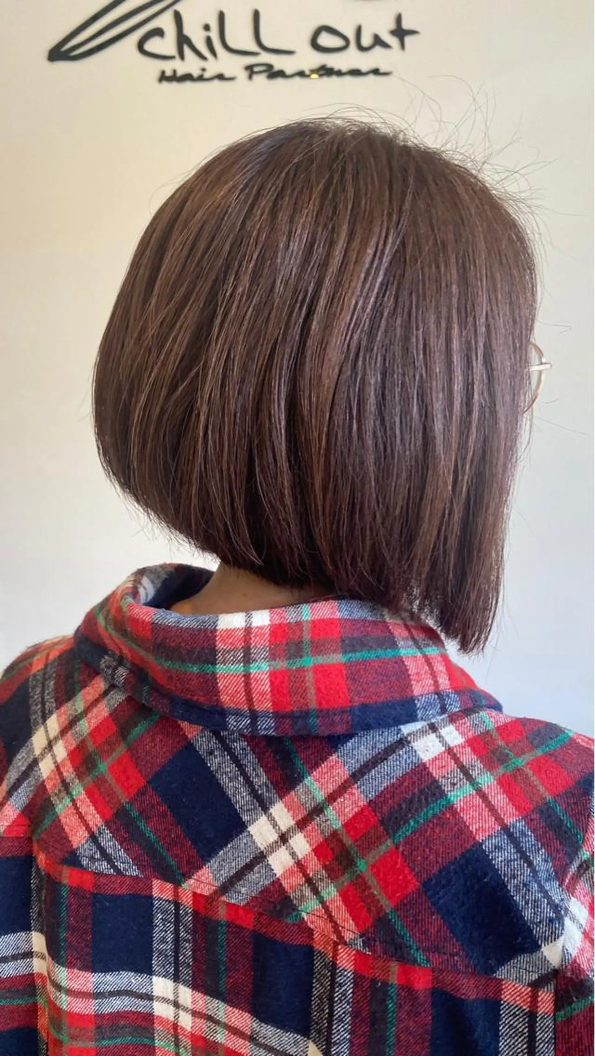 ミディアム ボブ chill out 南塚口本店のヘアスタイル