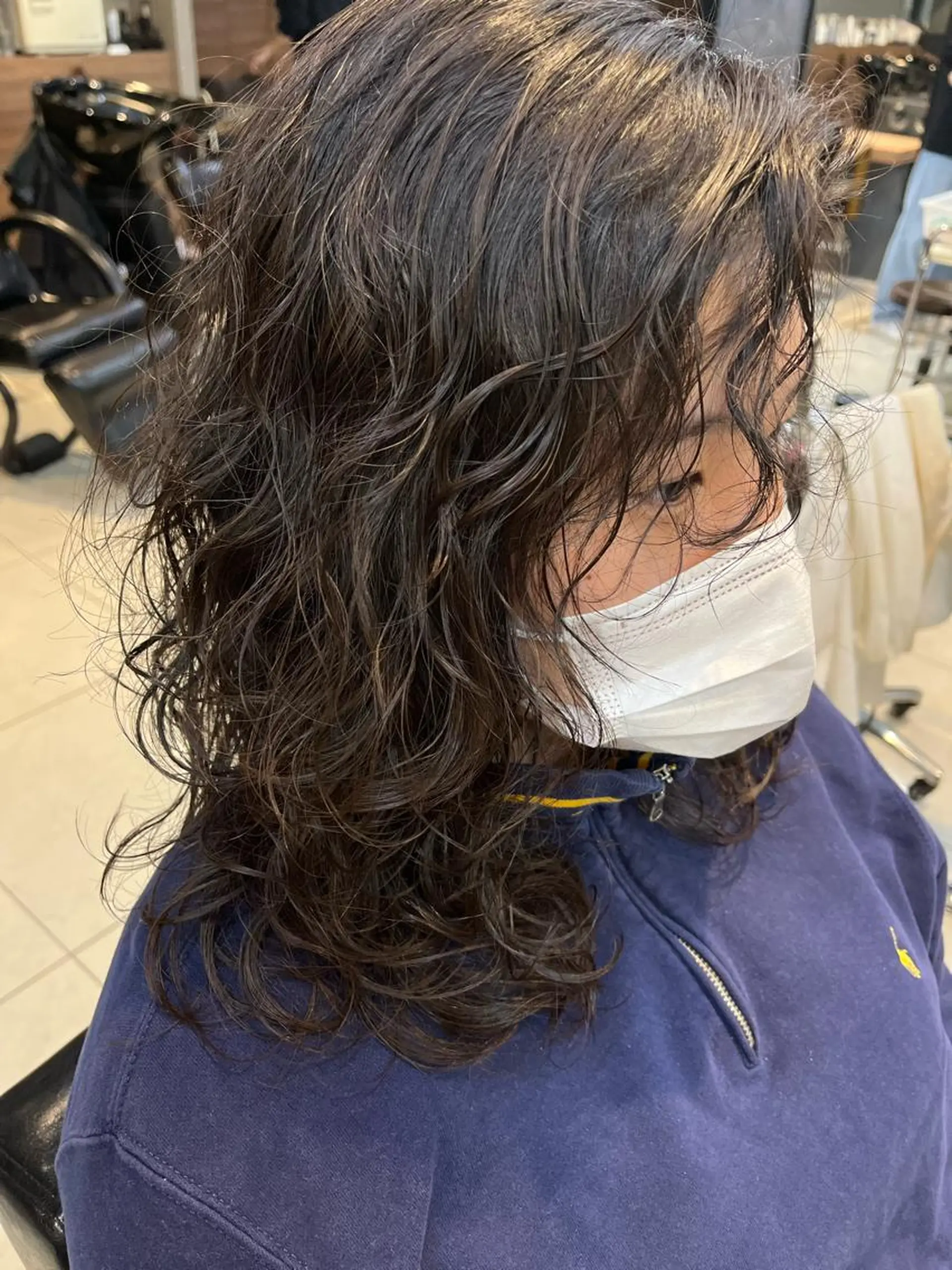 ロング カラー ヘアアレンジ メンズ キッズ ネイル マツエク・マツパ アイブロウ GO TODAY SHAiRE SALON所属・透明感カラー🤎 ゆりのヘアスタイル
