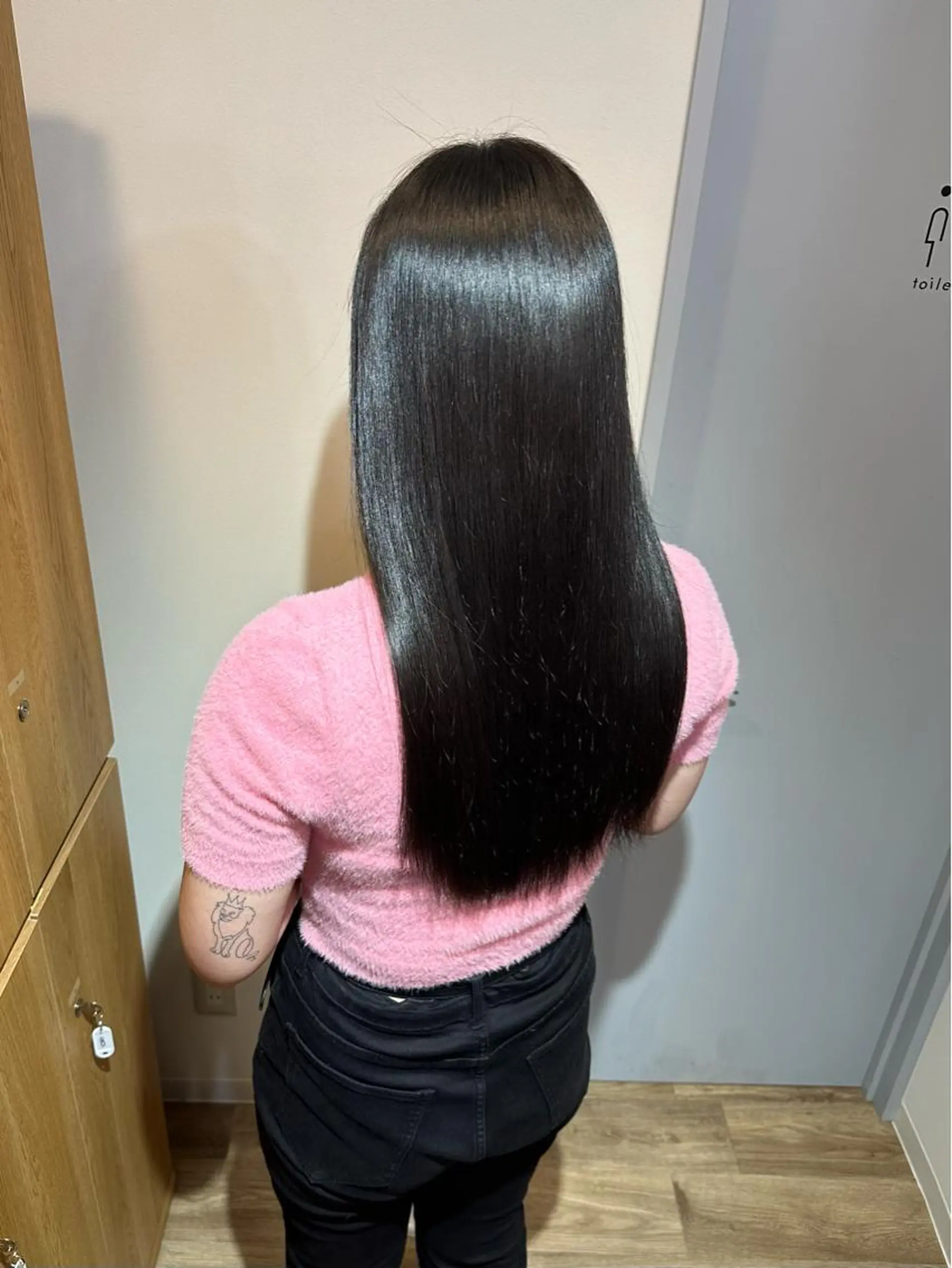 ロング ボブ ハイライト 髪質改善 カット ヘアカラー トリートメント 山下 祐輝のヘアスタイル