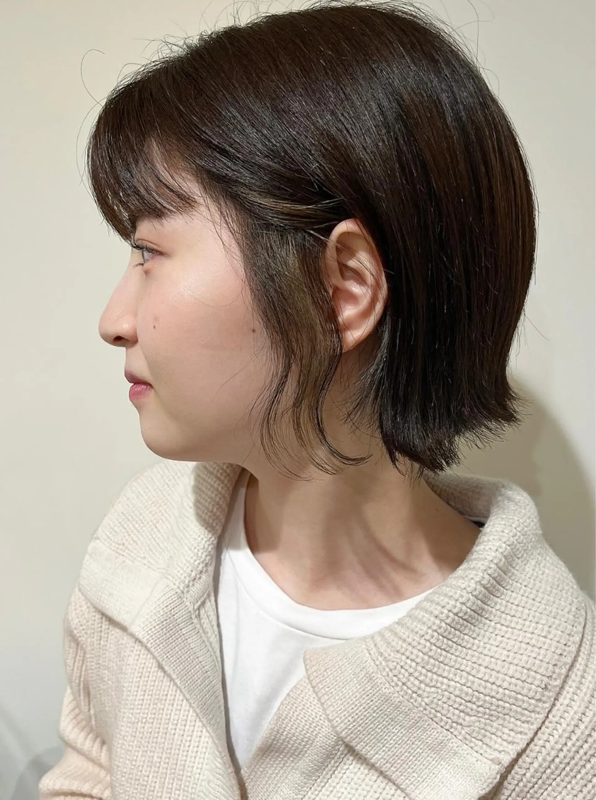 ショート カラー ヘアアレンジ イヤリングカラー ハイライトカラー ハイライト カット ヘアカラー 永井 亜実のヘアスタイル