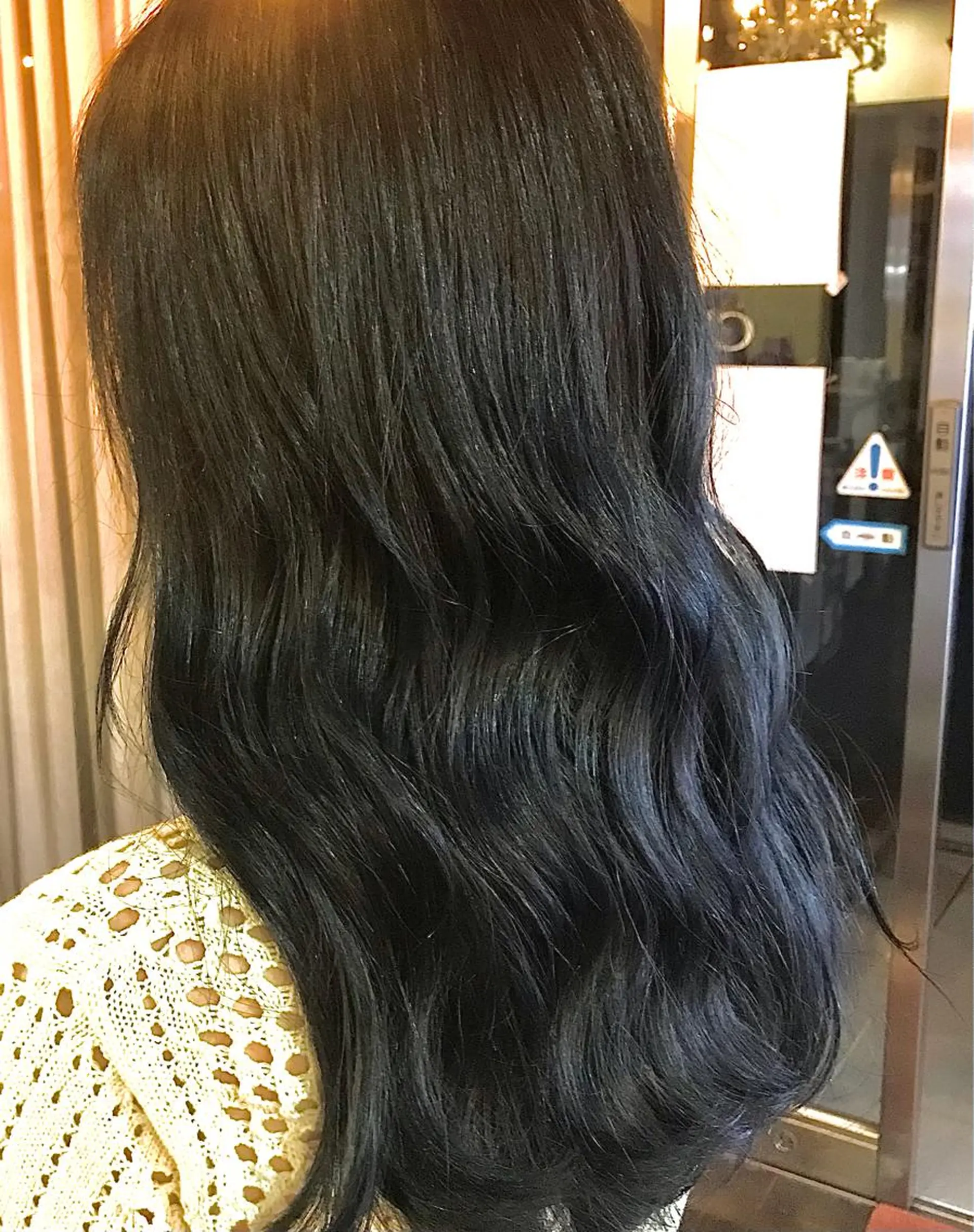 ロング カラー 黒髪 ブルーカラー ブルーブラック 💎透明感カラー特化 💎TAISEIのヘアスタイル