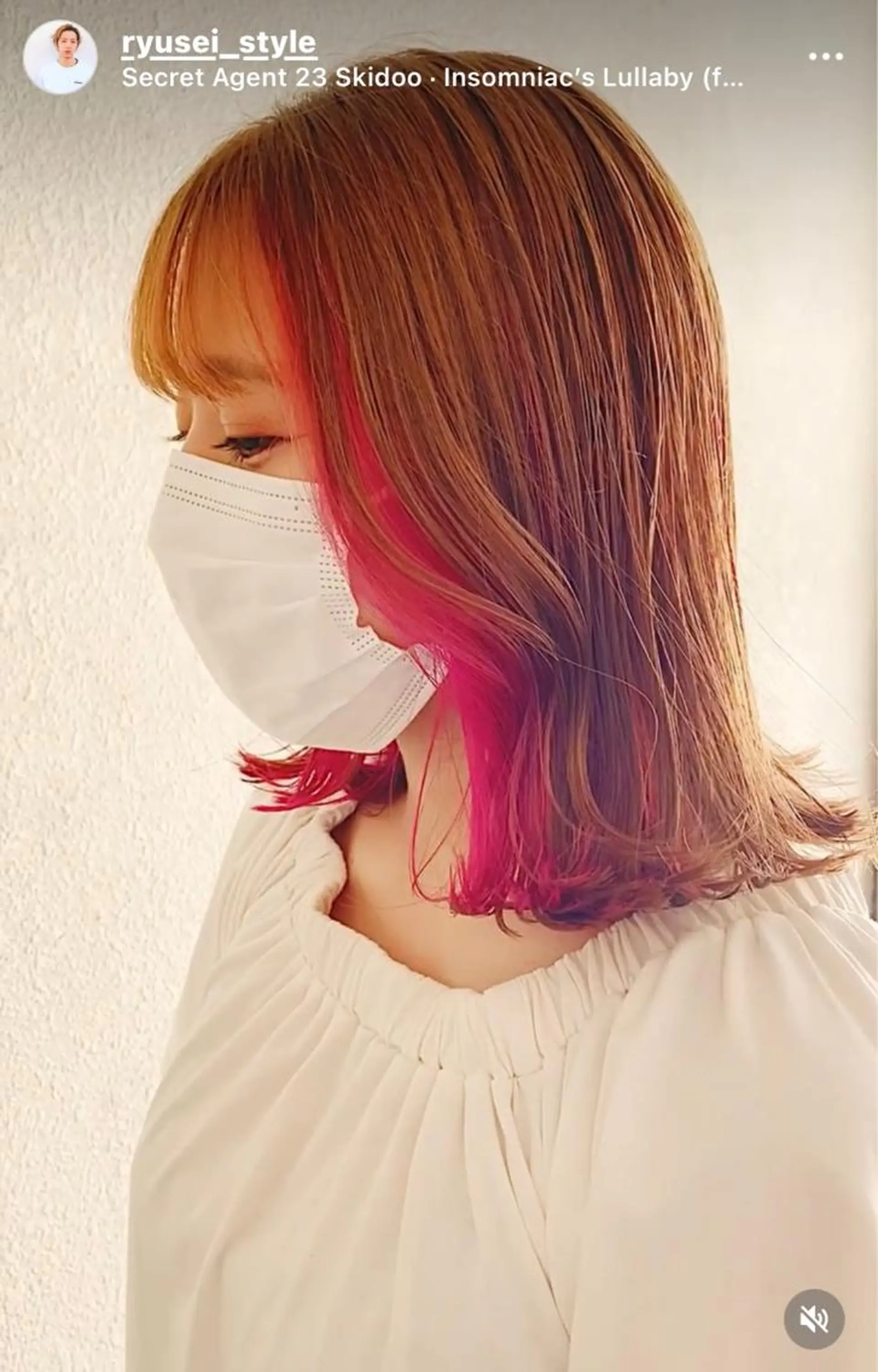 ミディアム カラー CODE.LINE所属・中川 竜誠のヘアスタイル