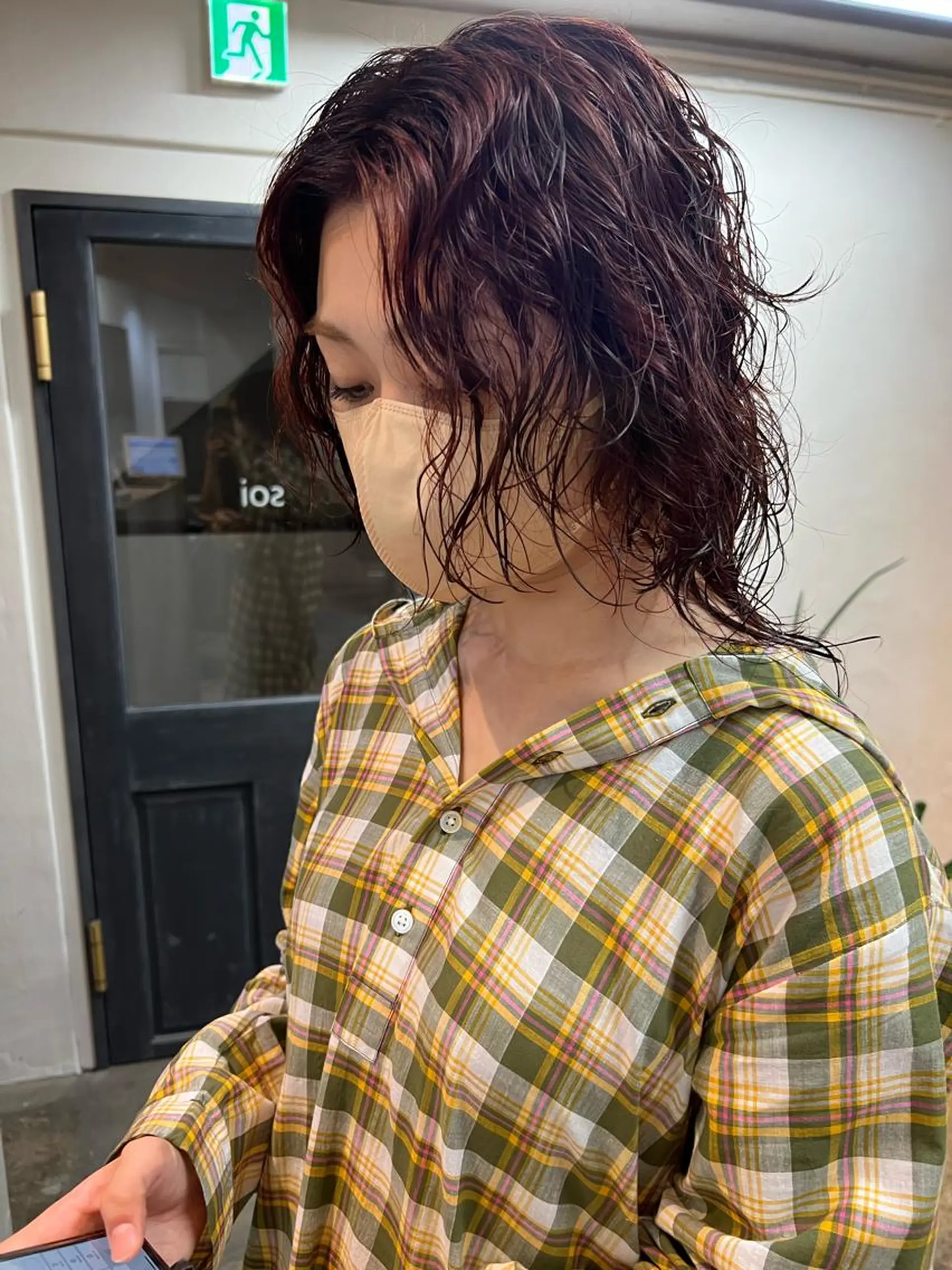 セミロング ヘアカラー トリートメント 東のりか/ハイトーン ブリーチカラー/ボブのヘアスタイル