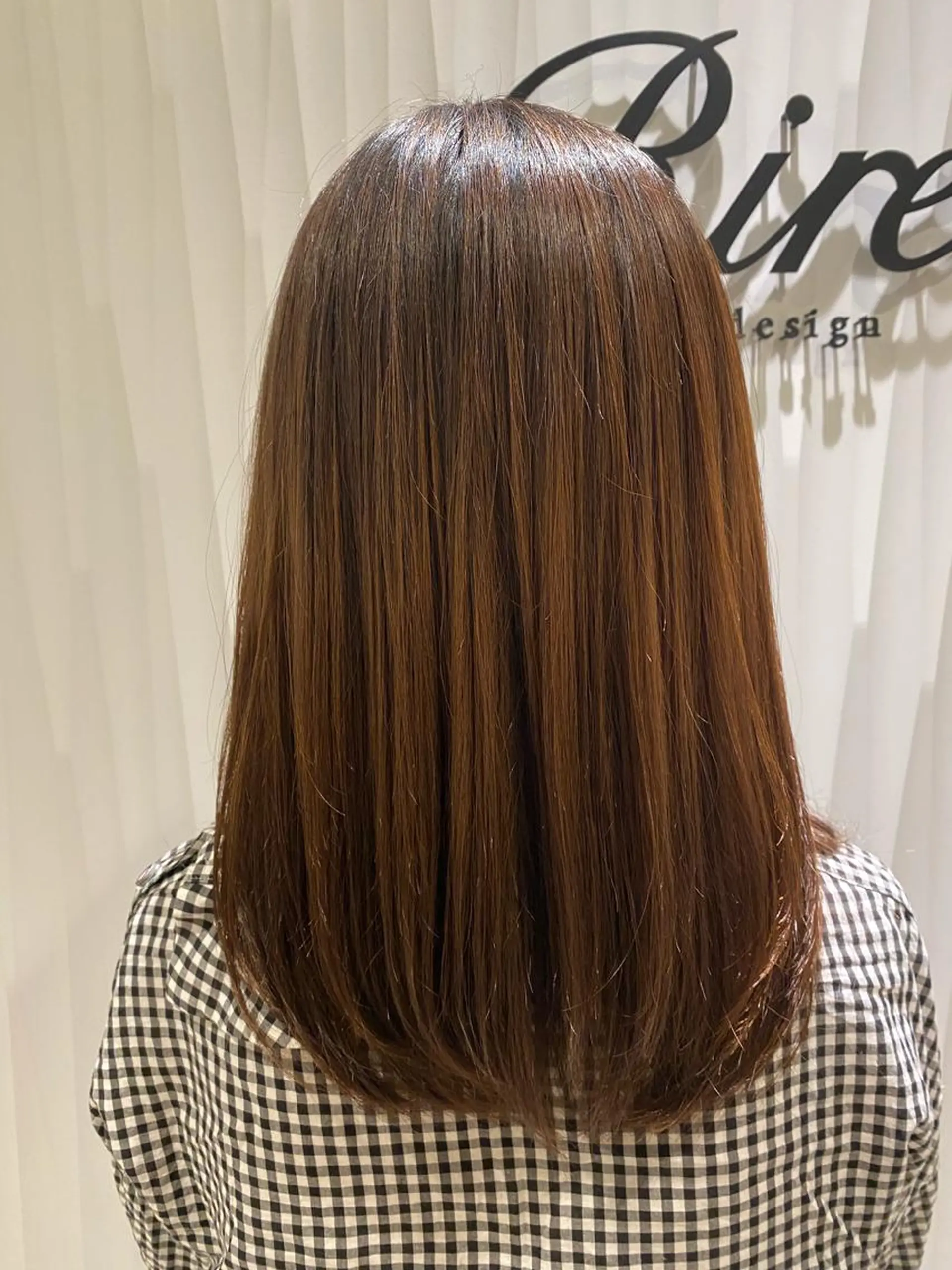 ミディアム 大倉 未波のヘアスタイル