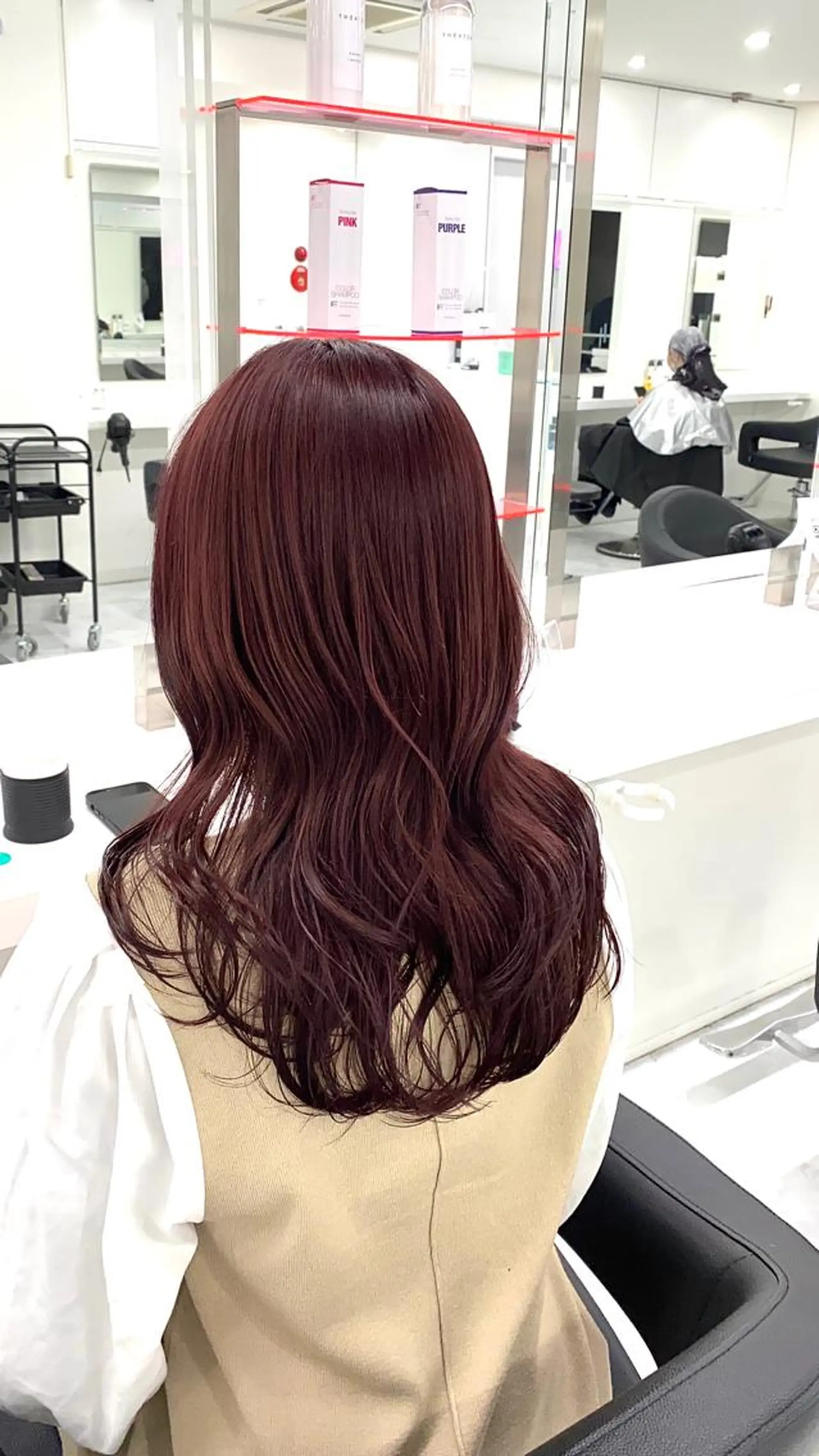 ロング カラー ヘアアレンジ SALOWIN 宇田川店所属・ブリーチなしトレンド SHUSAKUのヘアスタイル