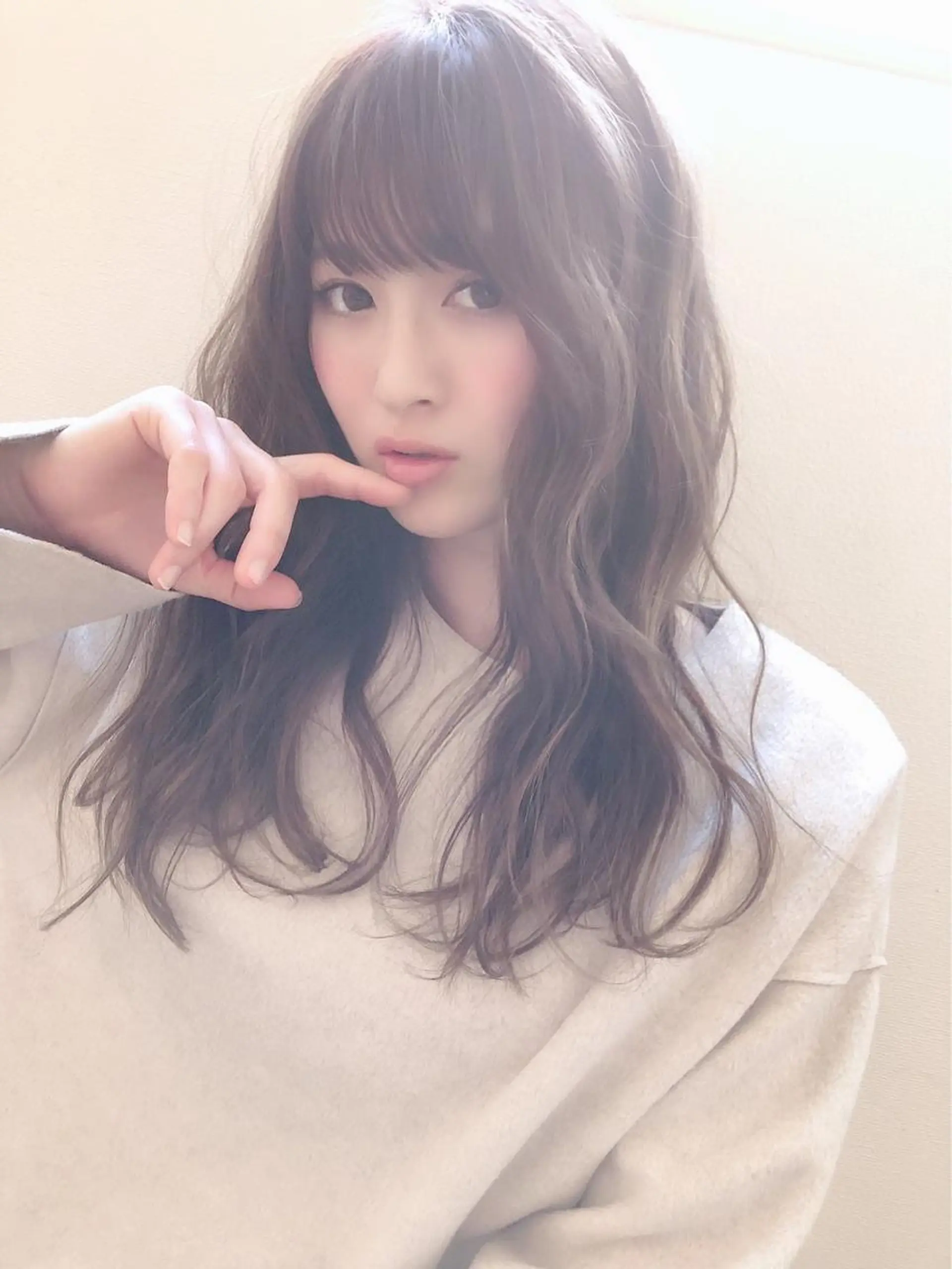 セミロング カラー テトネ タカシのヘアスタイル