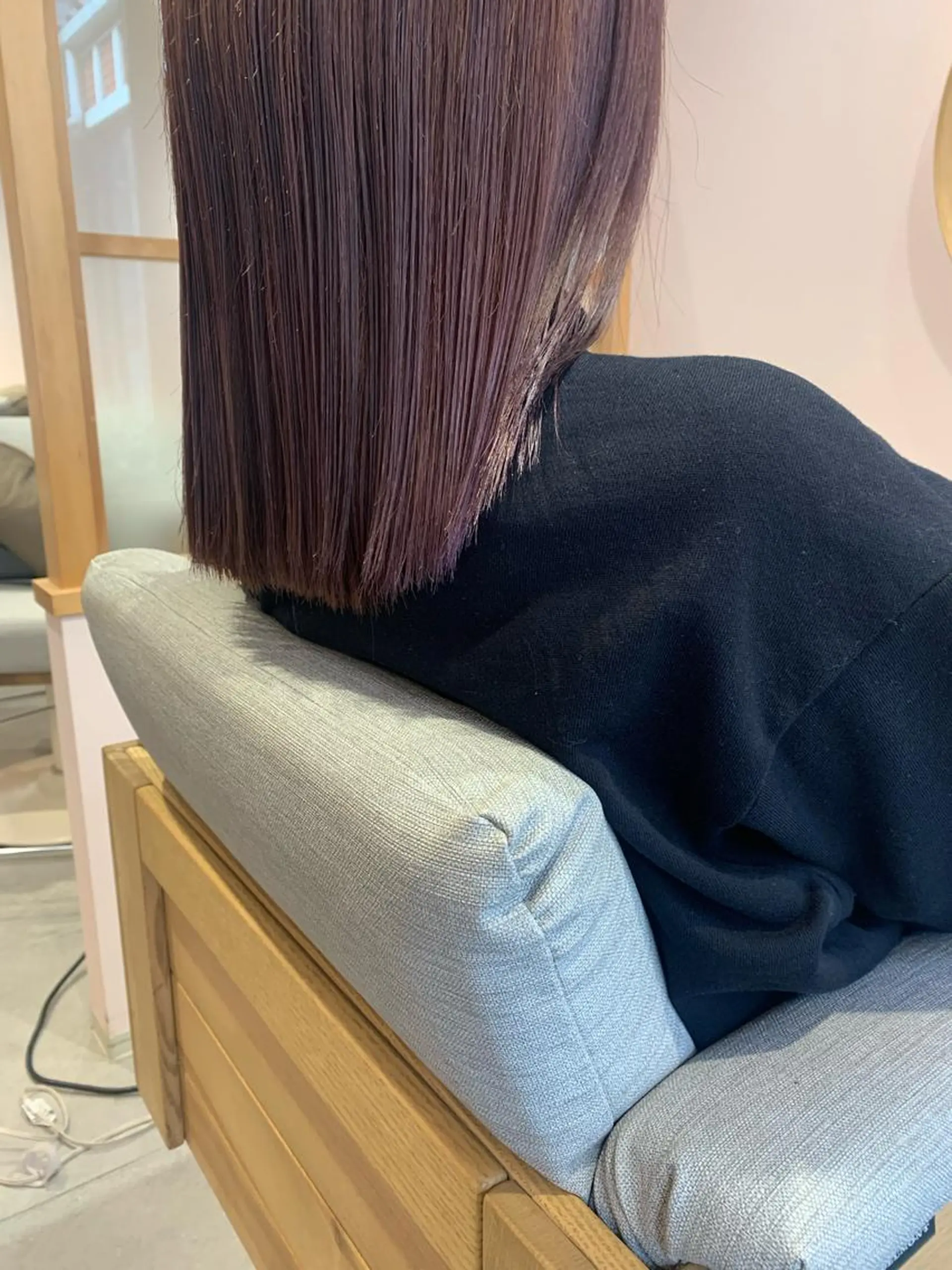 カラー ラベンダーカラー シルバー rio .のヘアスタイル