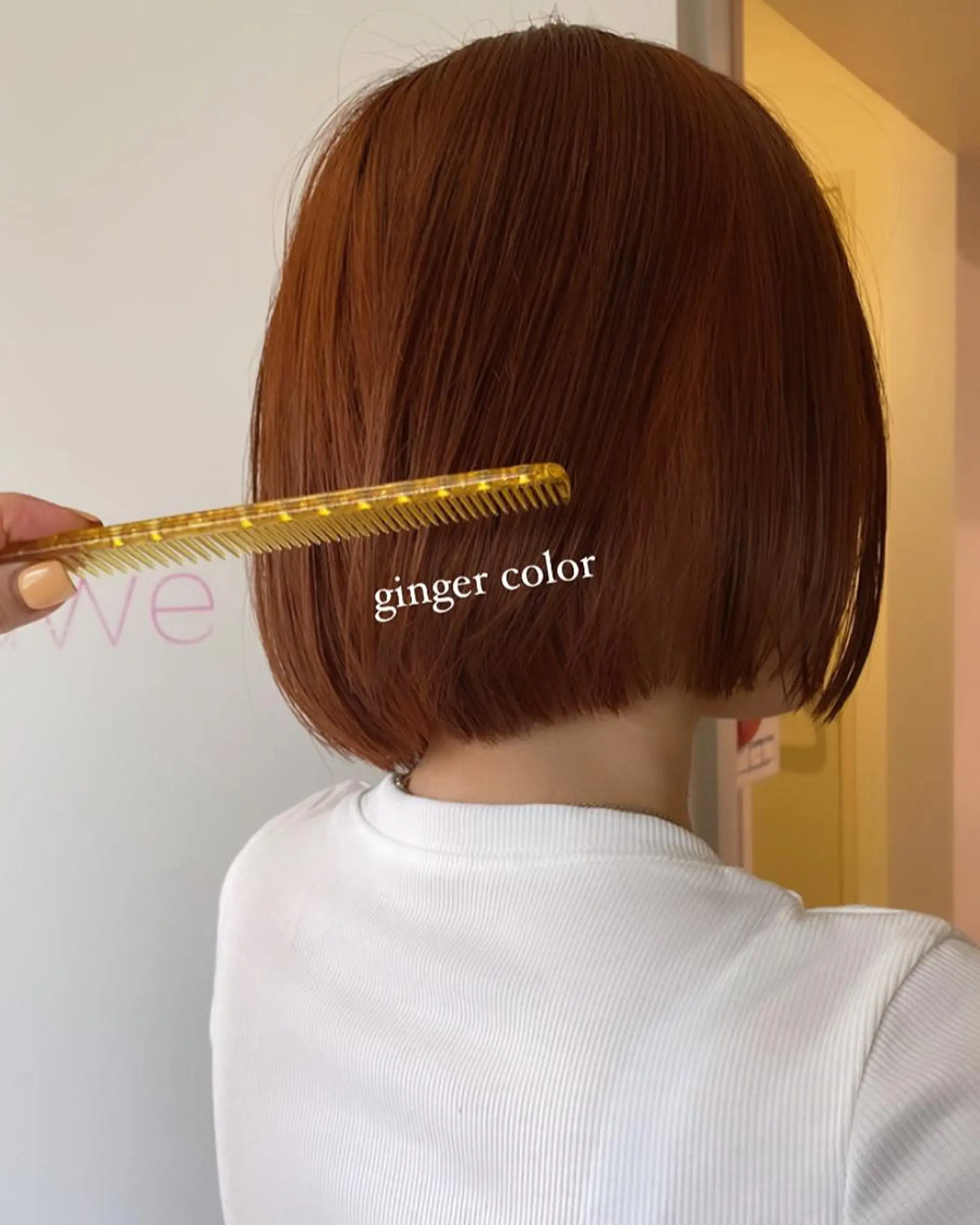 ショート カラー ヘアアレンジ ベージュカラー オレンジ オレンジベージュ ボブ レイヤー🌟艶カラー 🕊まやのヘアスタイル