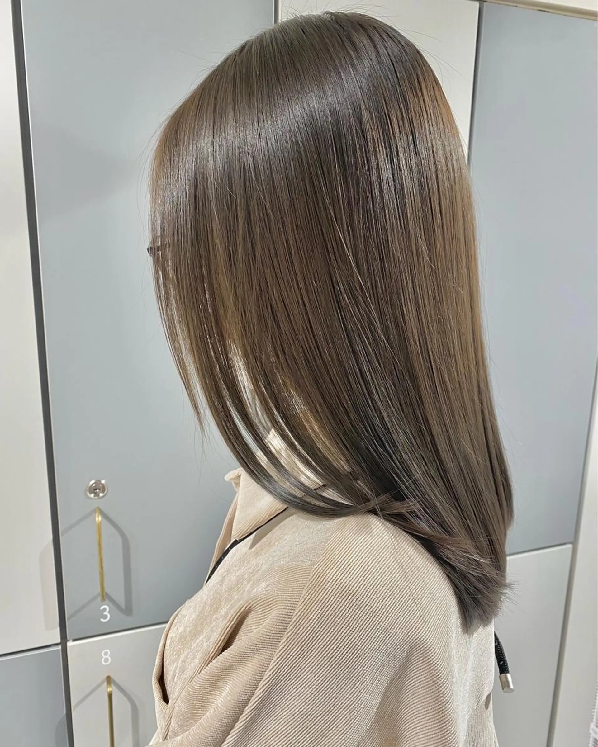 ミディアム カラー 髪質改善 ヘアカラー トリートメント LOVESTOIKE 堂本のヘアスタイル