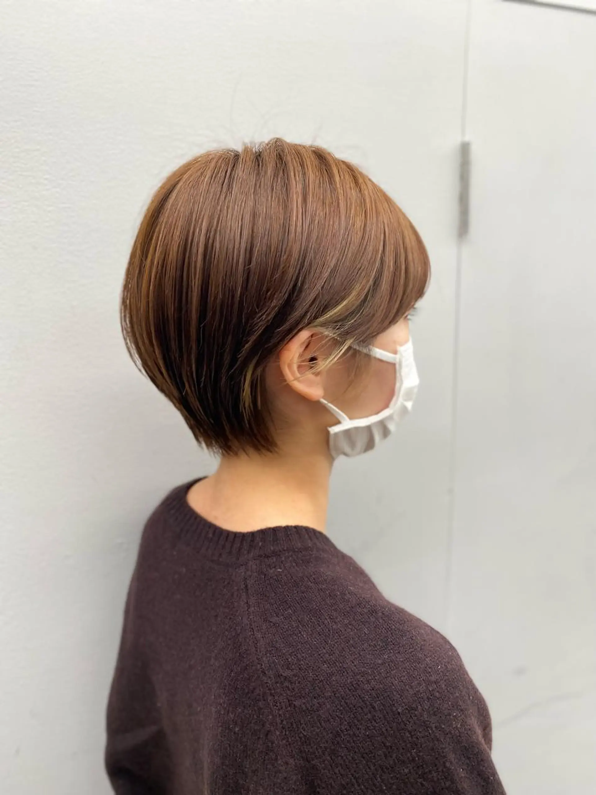 ショート カット トリートメント 京都レイヤーカット/ 縮毛矯正/羽柴りくのヘアスタイル