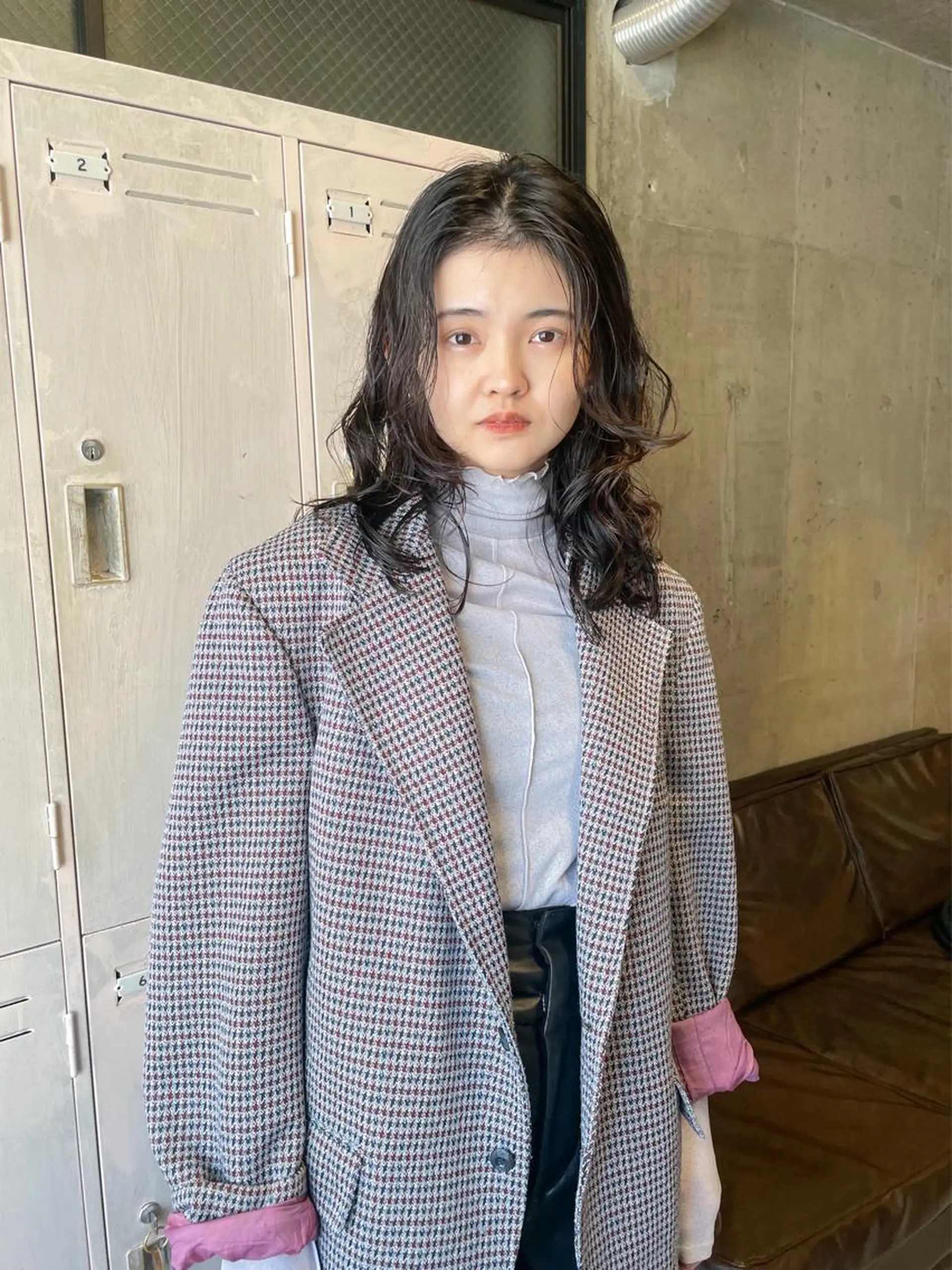 ロング パーマ パーマ/レイヤー 岩山丈一郎のヘアスタイル