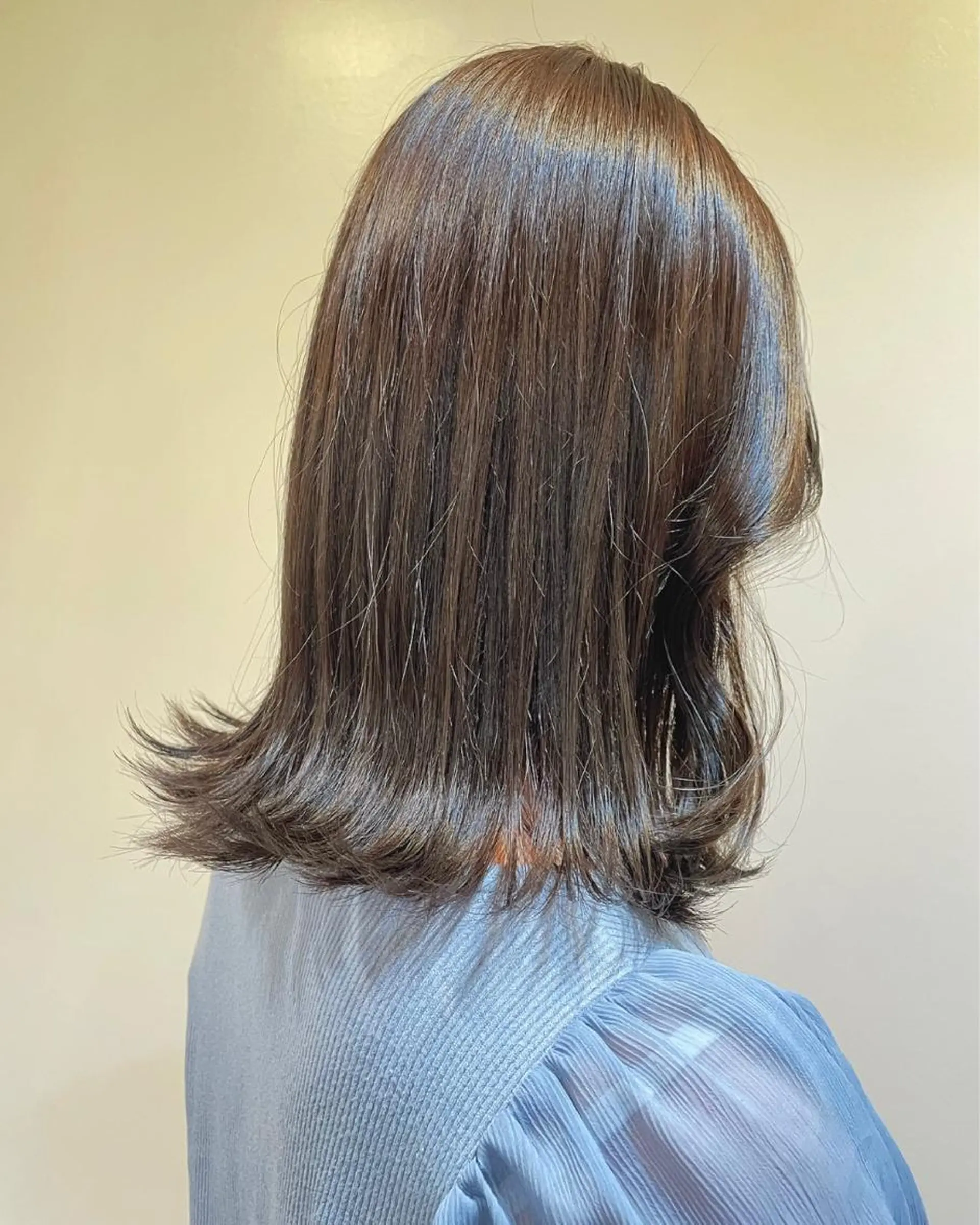 ミディアム 髪質改善/艶カラー 🤍mizueのヘアスタイル