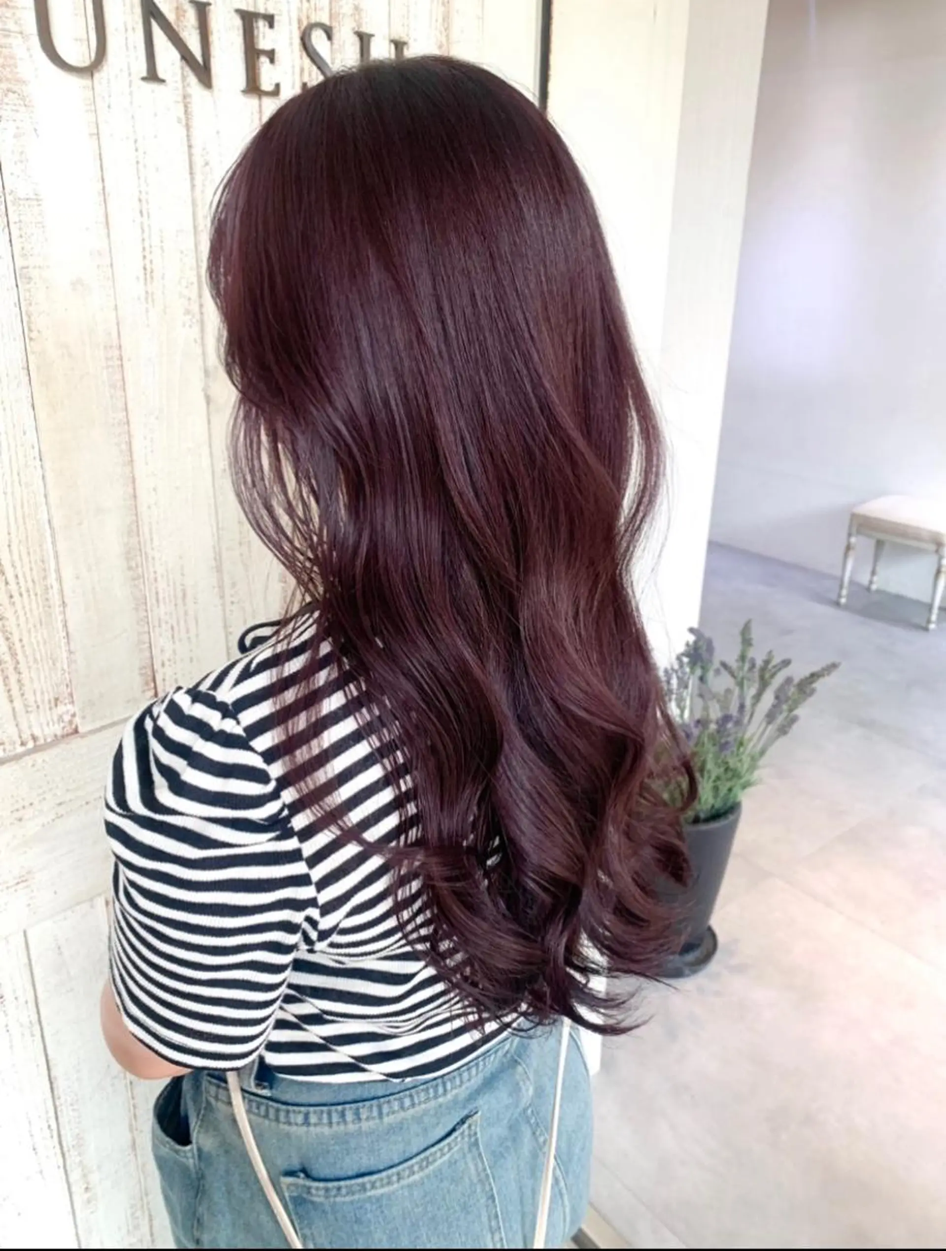 ミディアム カラー カット ヘアカラー トリートメント JYUNESU表参道所属・韓国ヘア🇰🇷🎀 透明感カラーのヘアスタイル