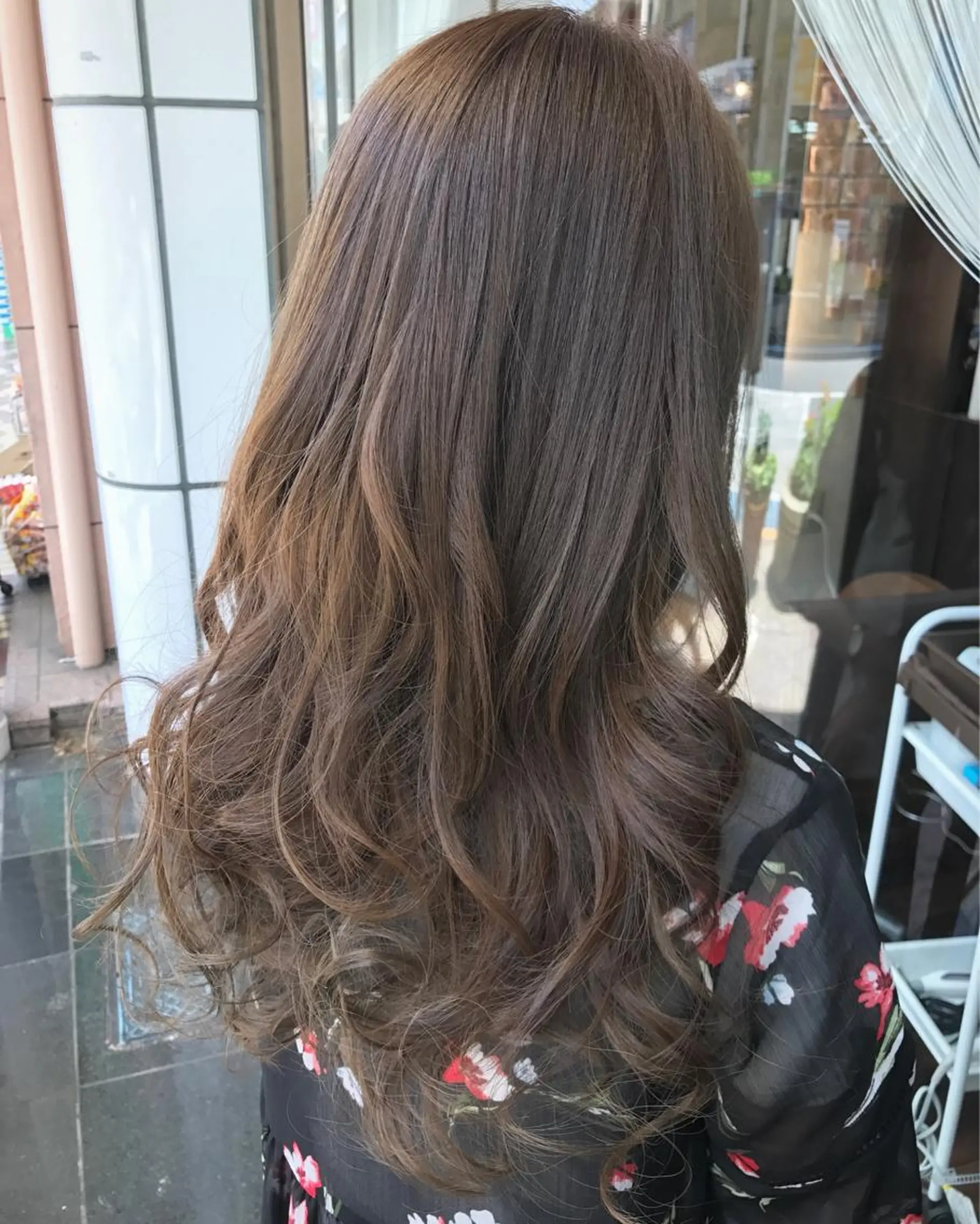 ロング カラー ヘアカラー トリートメント Parfait 山本のヘアスタイル