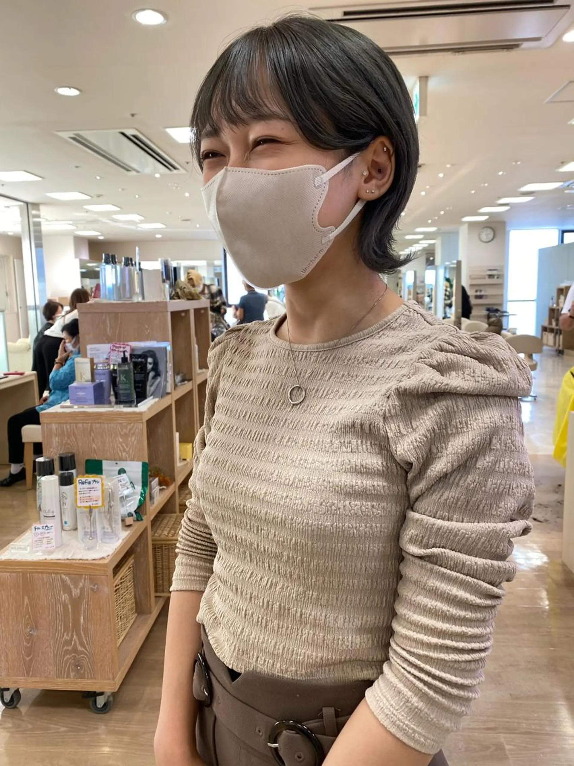 ショート カラー ヘアカラー レイヤー/ウルフ🤎 mayo.のヘアスタイル